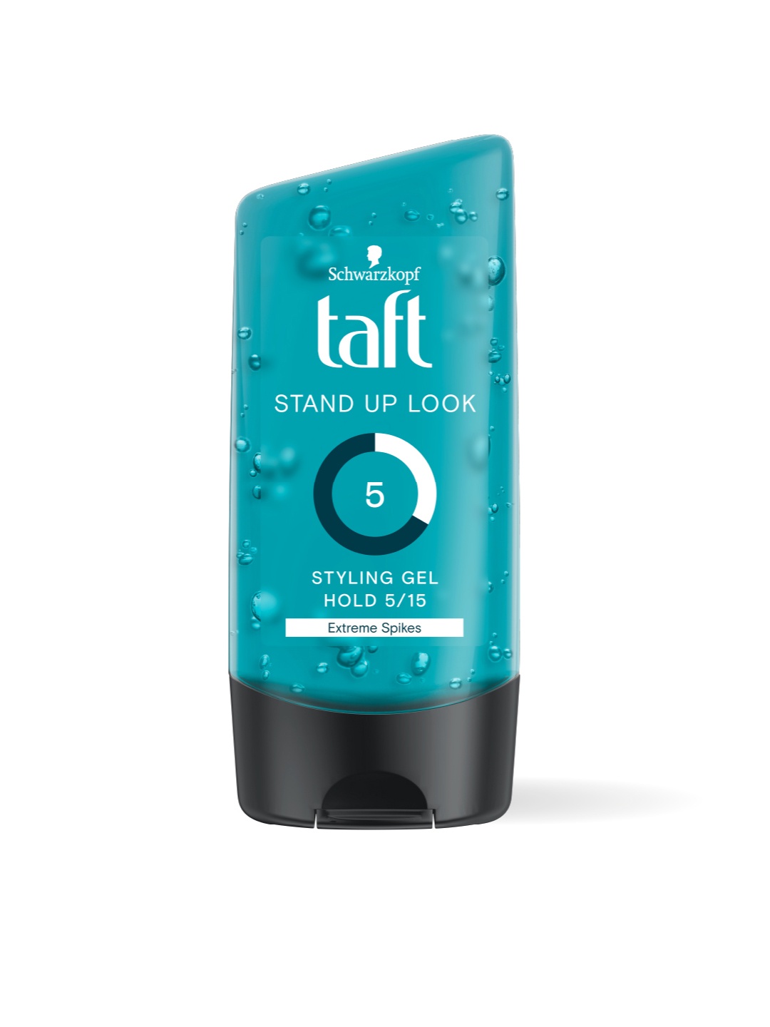 

Schwarzkopf TAFT Stand Up Look Hair Gel Hold 5 for Extreme Spikes - 150ml, Black