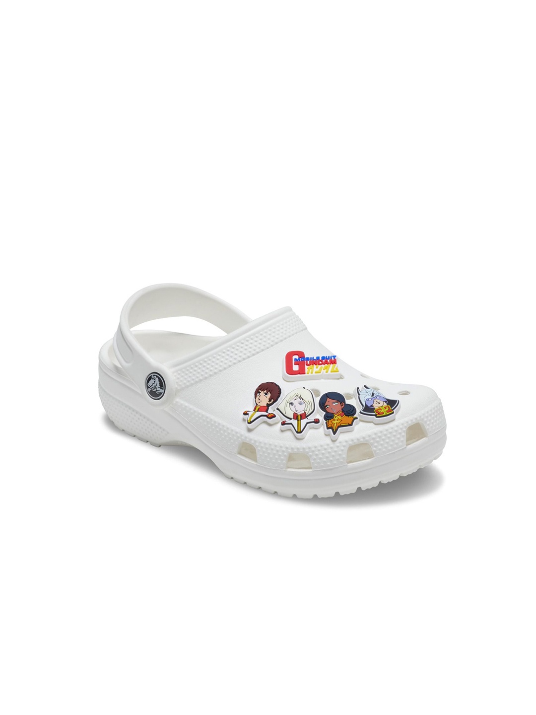 

Crocs Unisex Pack of 5 Gundam Shoe Charms Jibbitz, White