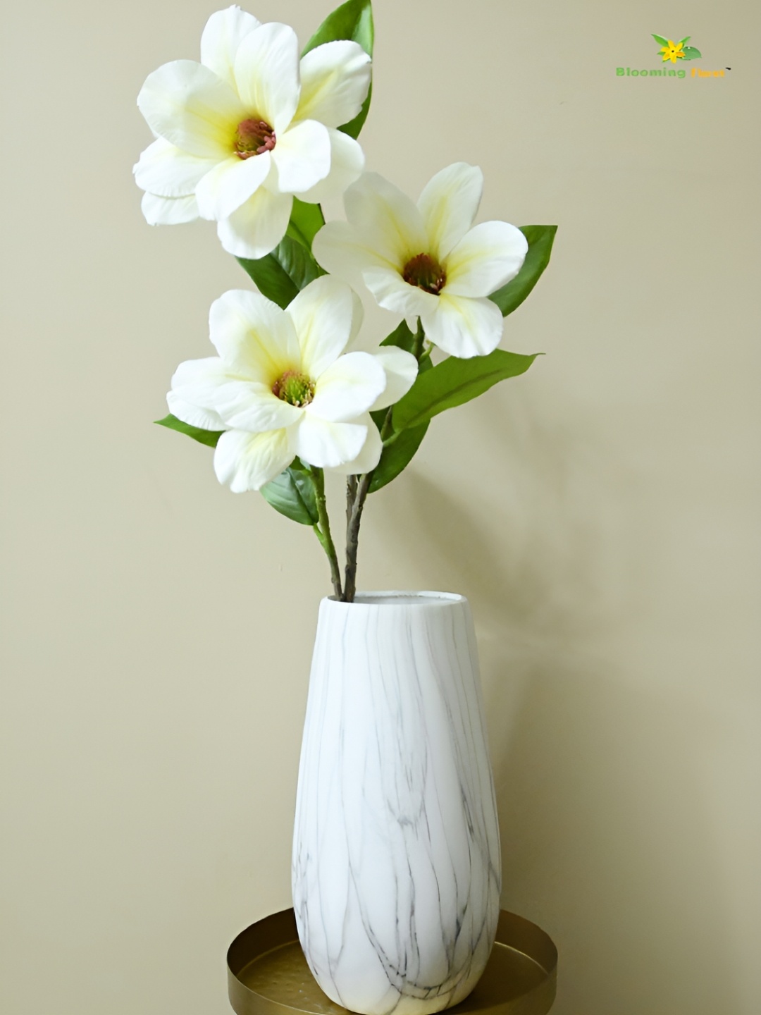 

Blooming Floret White Magnolia Artificial Flower