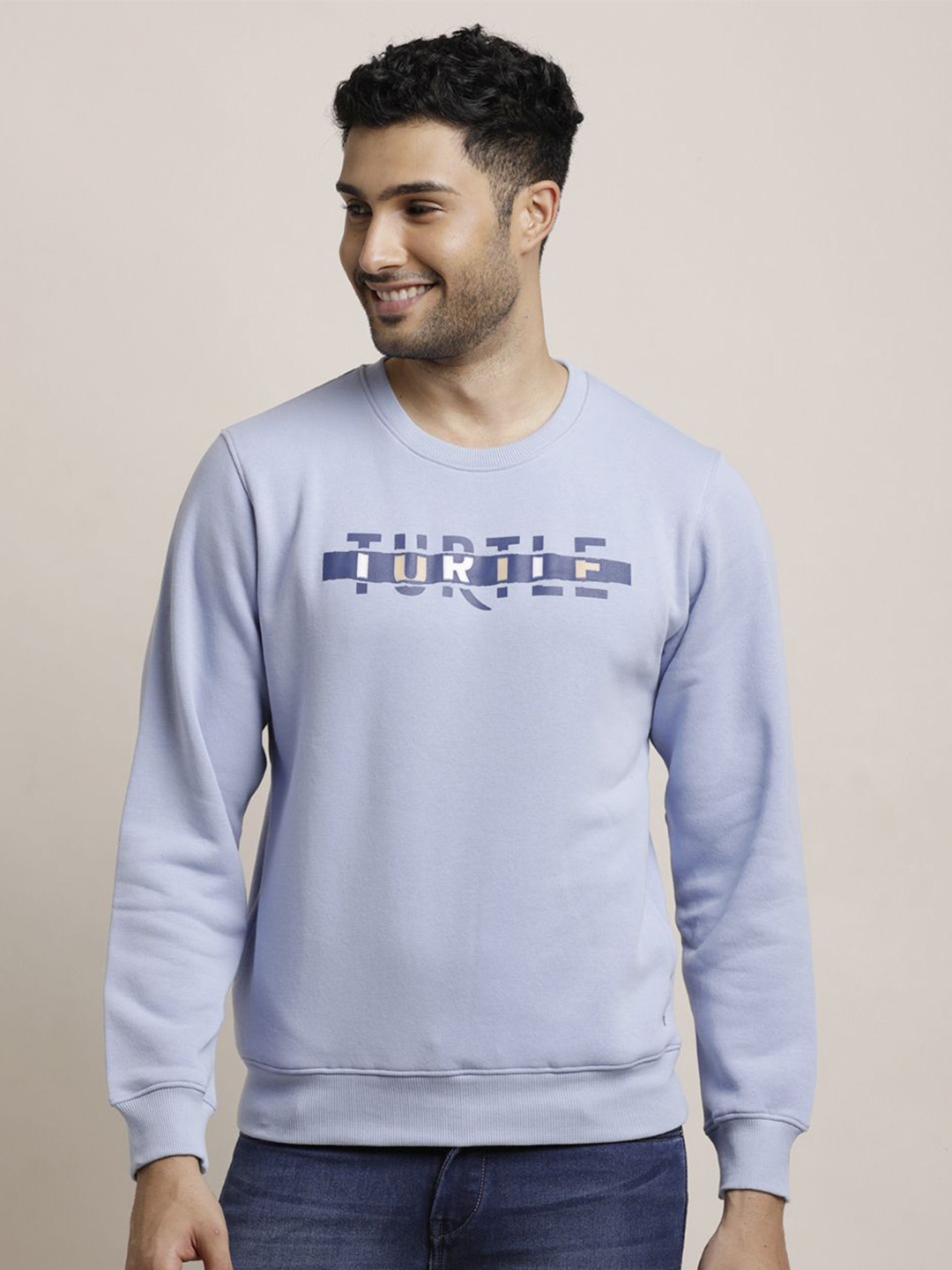 

Turtle Men Printed Sweatshirt, Blue