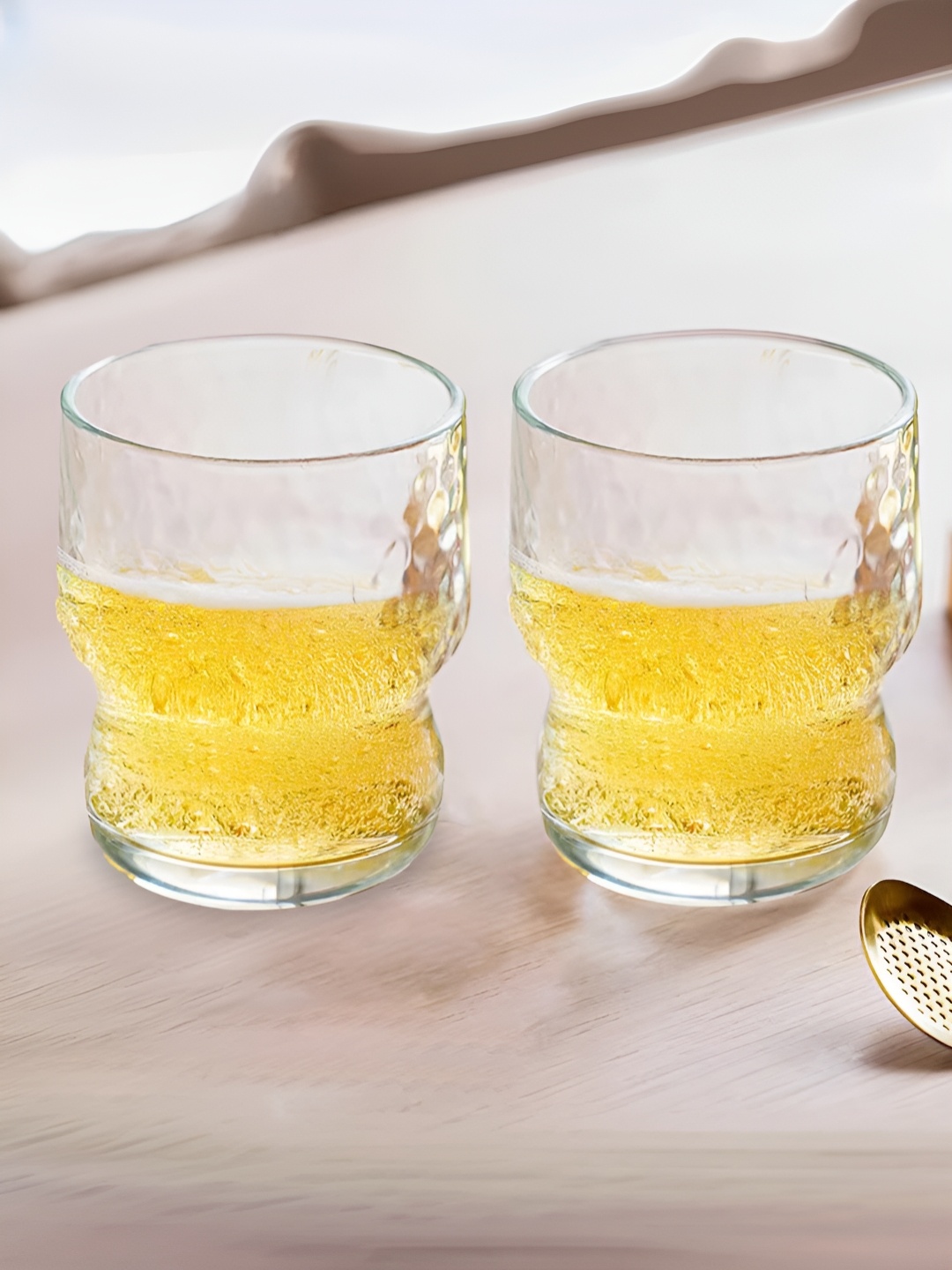 

The Better Home Transparent 2 Pieces Lead Free Juice Glasses 300 ml