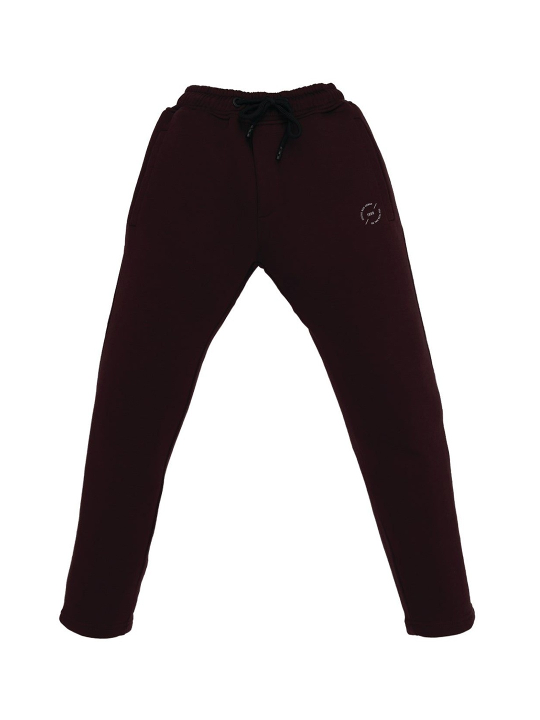 

Status Quo Boys Mid-Rise Track Pants, Maroon