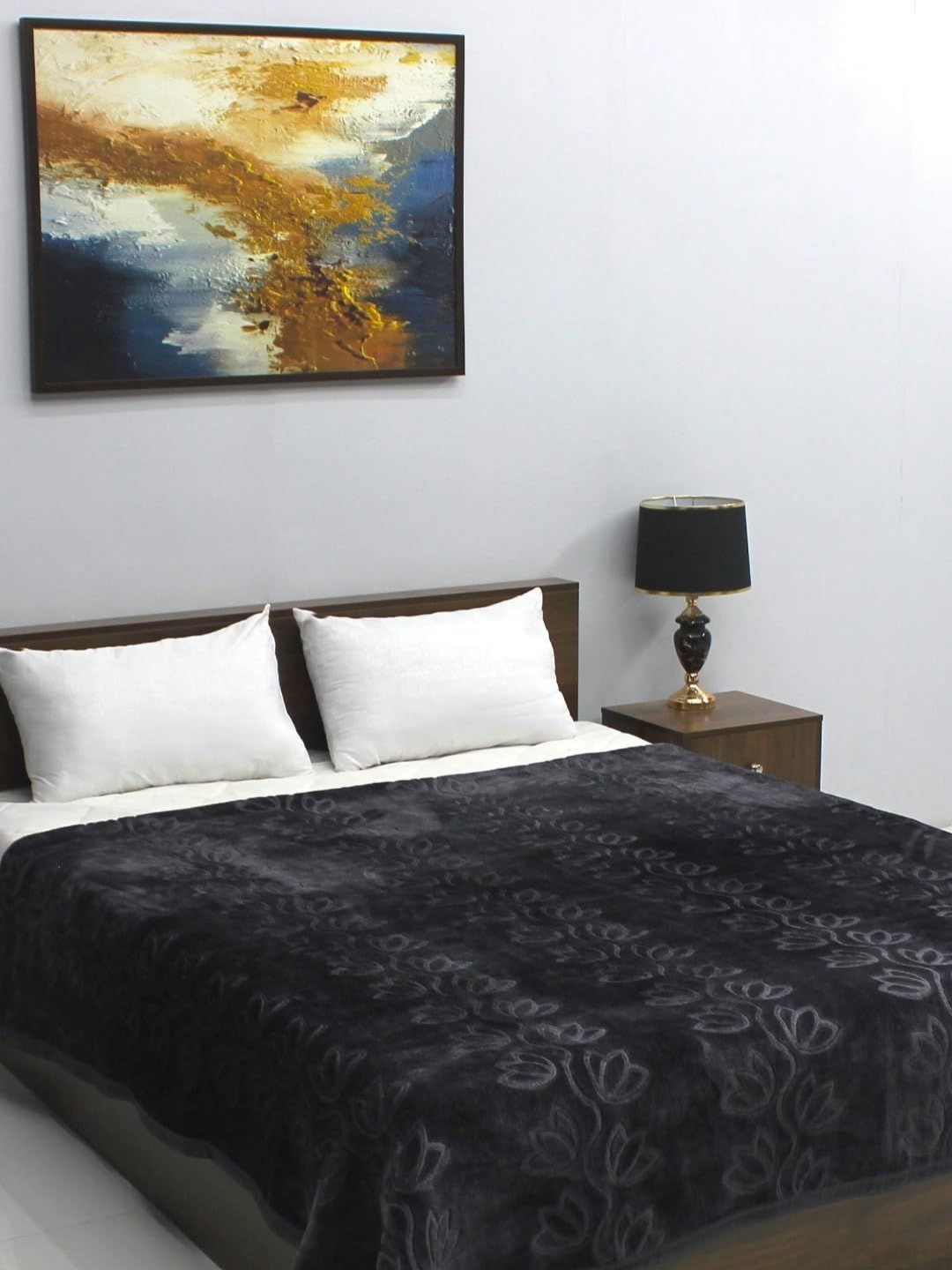 

CHICERY Multicoloured Mink Heavy Winter Single Bed Blanket, Multi