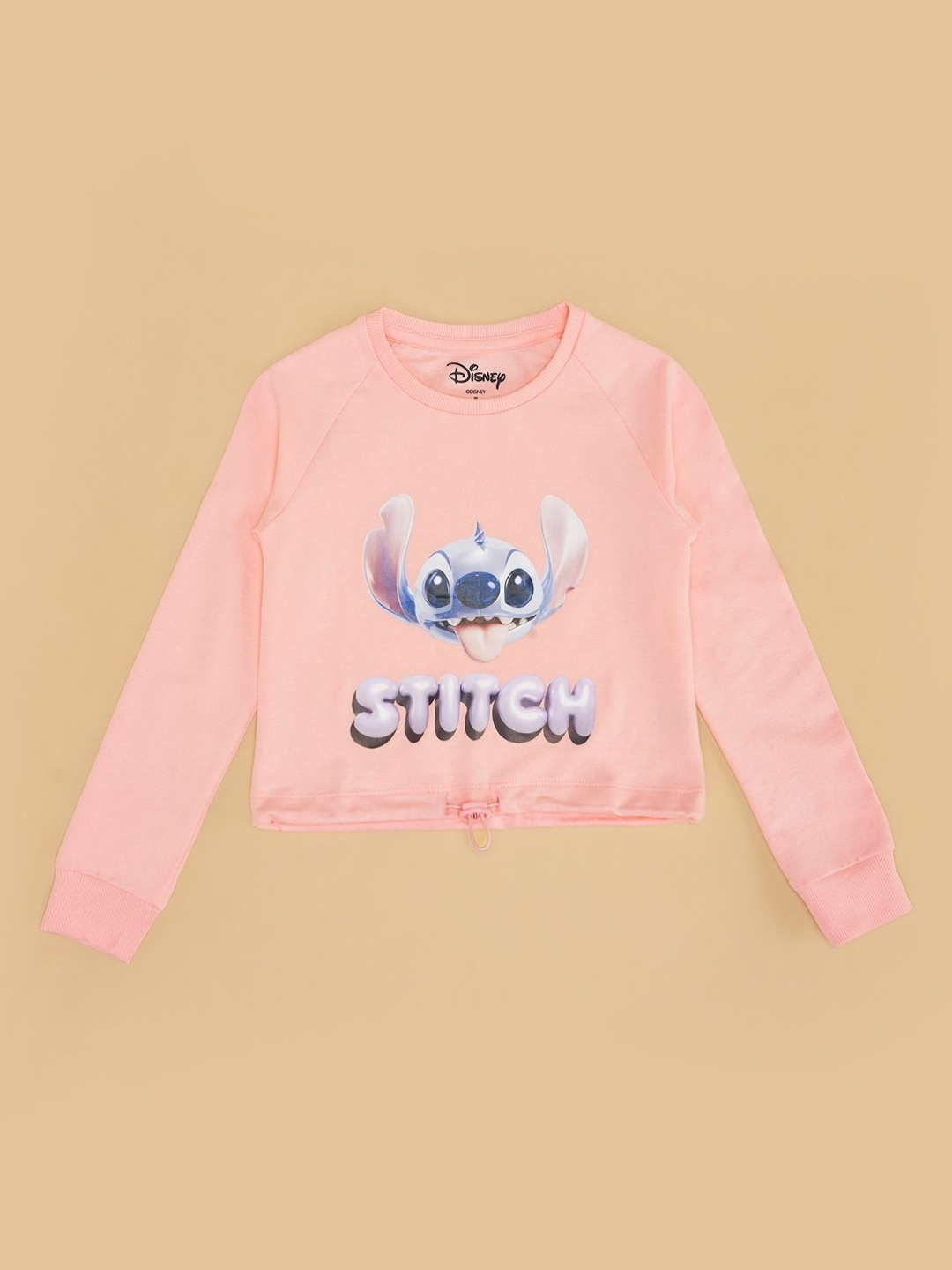 

Pantaloons Junior Girls Graphic Printed Round Neck Cotton Relaxed Fit T-shirt, Pink