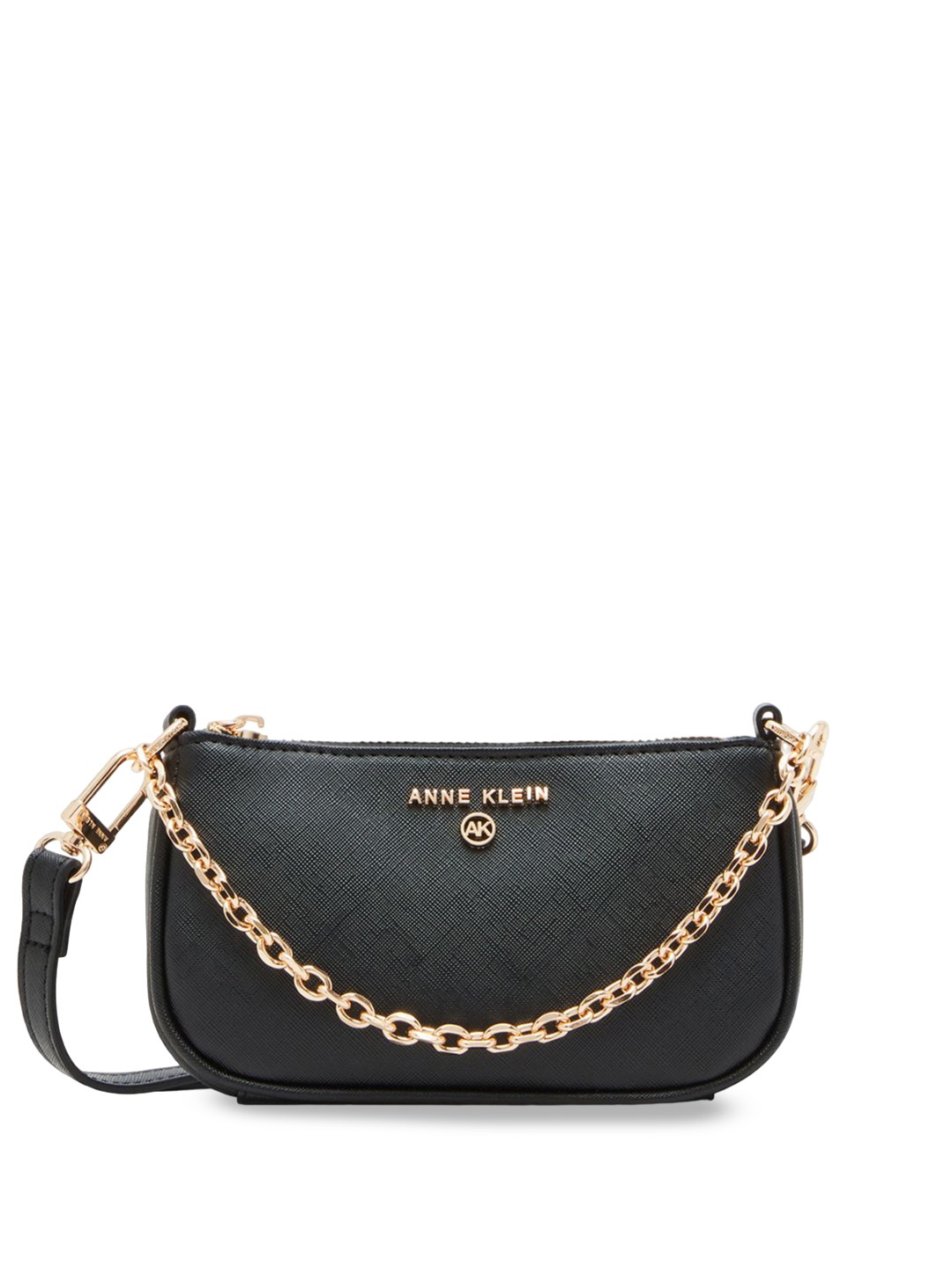 

ANNE KLEIN Women Textured Crossbody With Detachable Sling, Blue