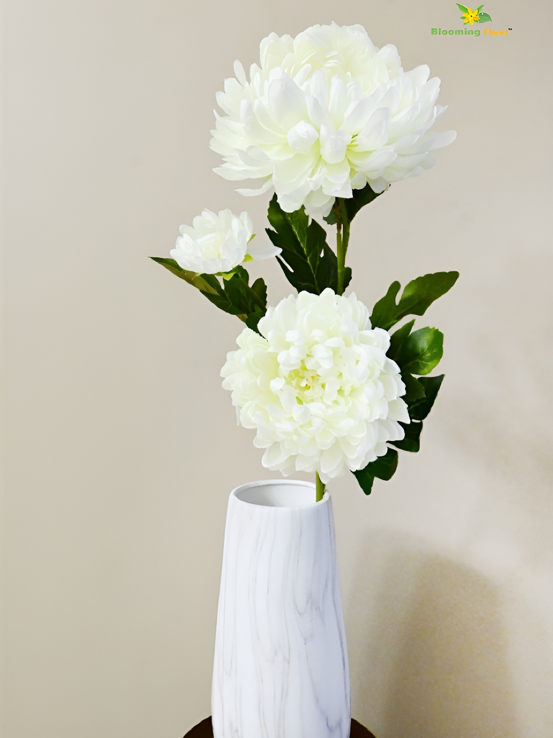 

Blooming Floret White Peony Artificial Flower