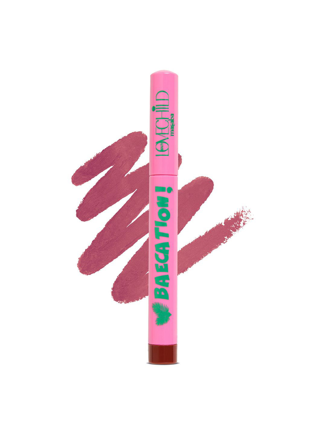 

Lovechild Masaba Passport to Plump Lip Volumizing Matte Crayon - Baecation, Pink