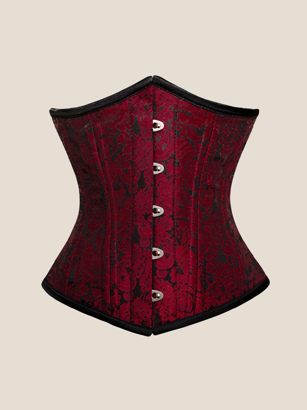 

Bunny Corset Printed Off Shoulder Women Corset, Maroon