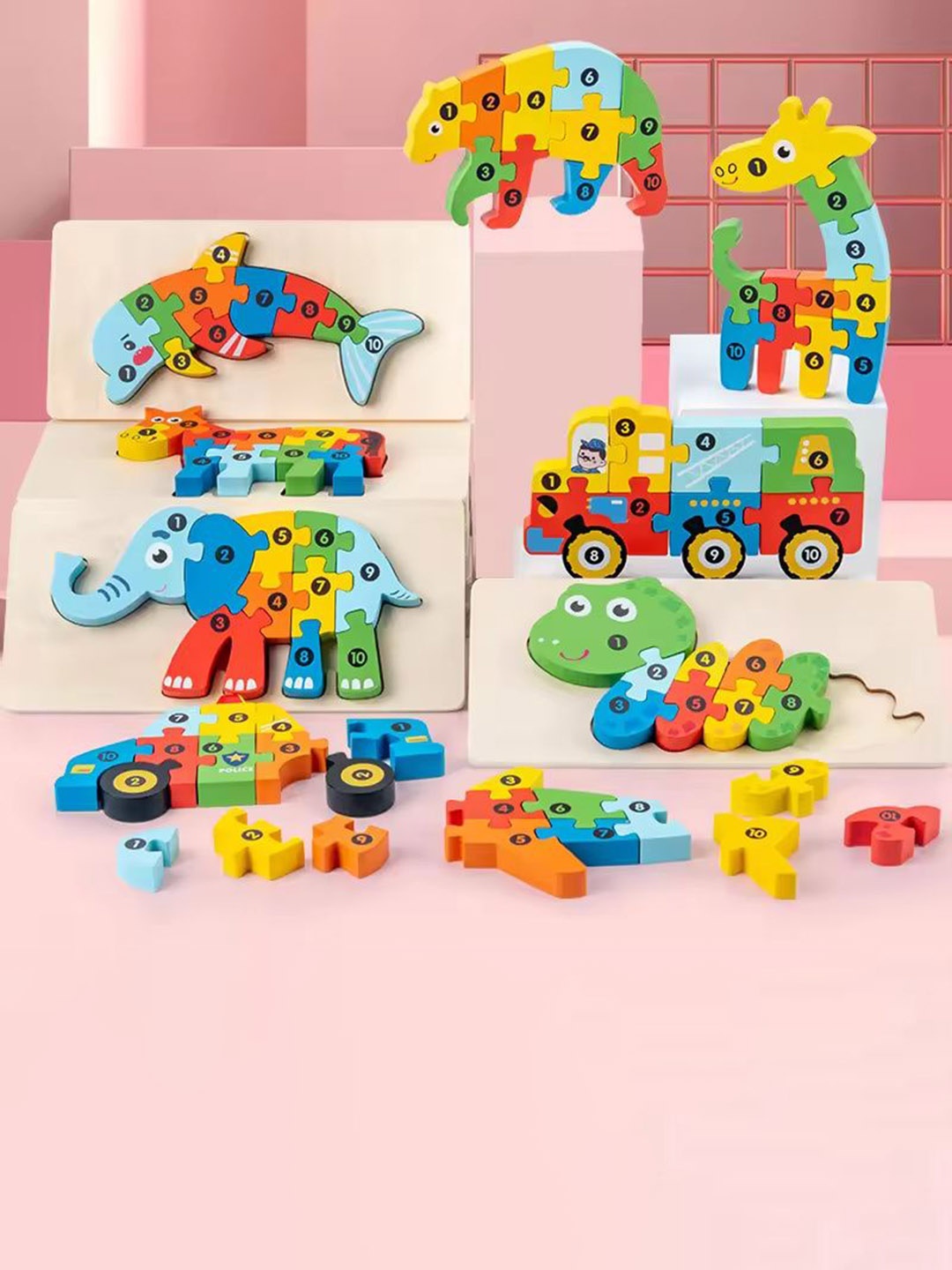 

BAESD BPA Free Skill Development Toy Learning and Development Toys, Green