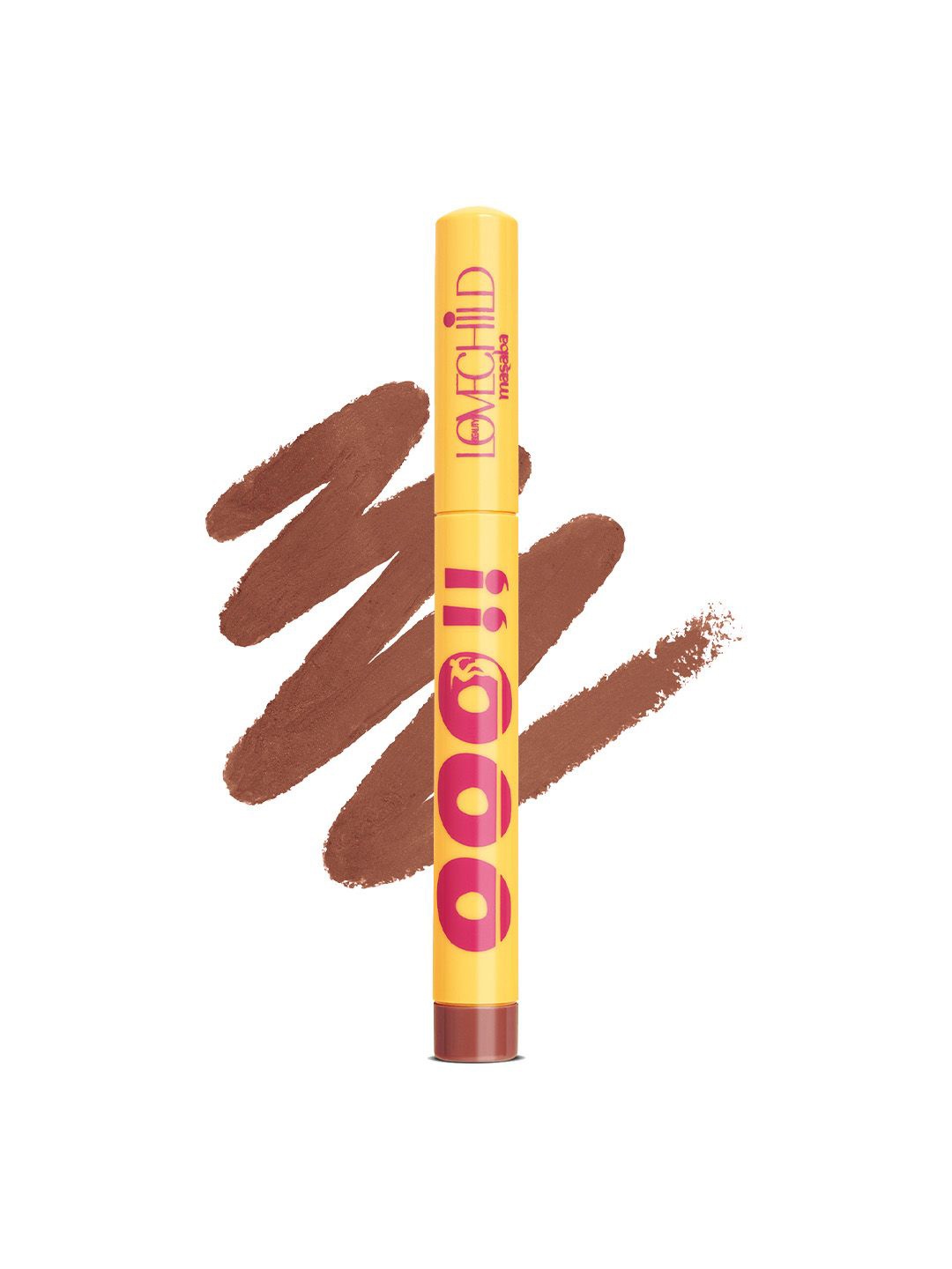 

Lovechild Masaba Passport to Plump Lip Volumizing Matte Crayon - OOO, Brown