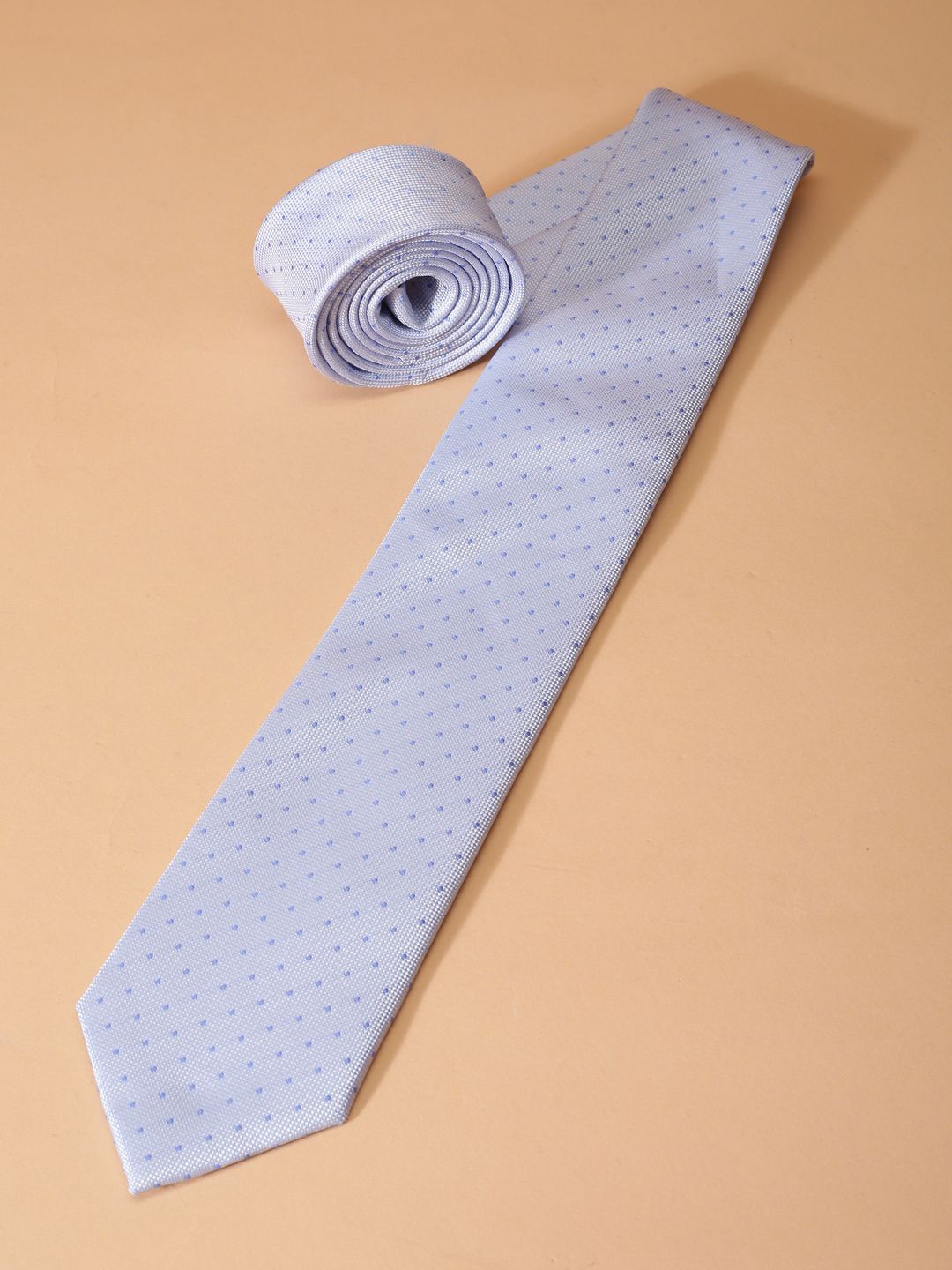 

Allen Solly Men Woven Design Broad Tie, Blue