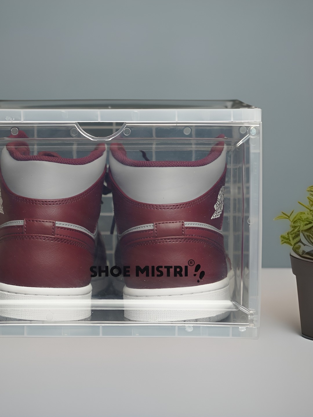 

Shoe Mistri Transparent Foldable Shoe Rack