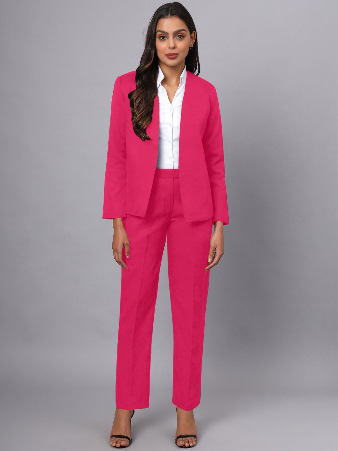 

BRINNS Single-Breasted Two Piece Suits, Pink