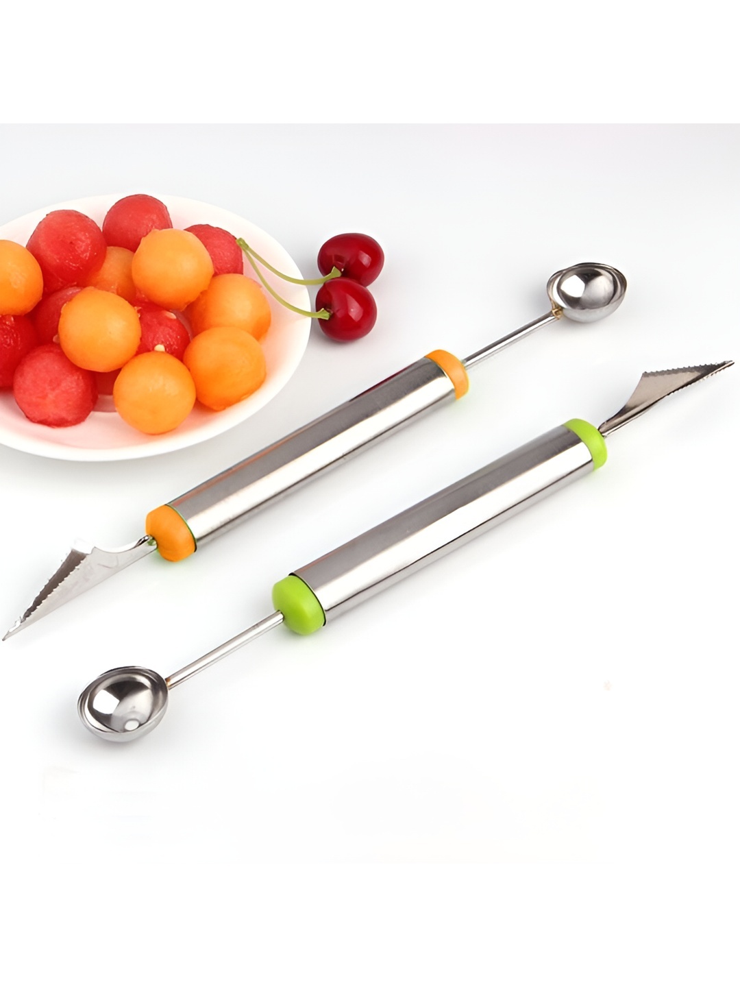 

Bagonia Green and Orange Stainless Steel carving knife