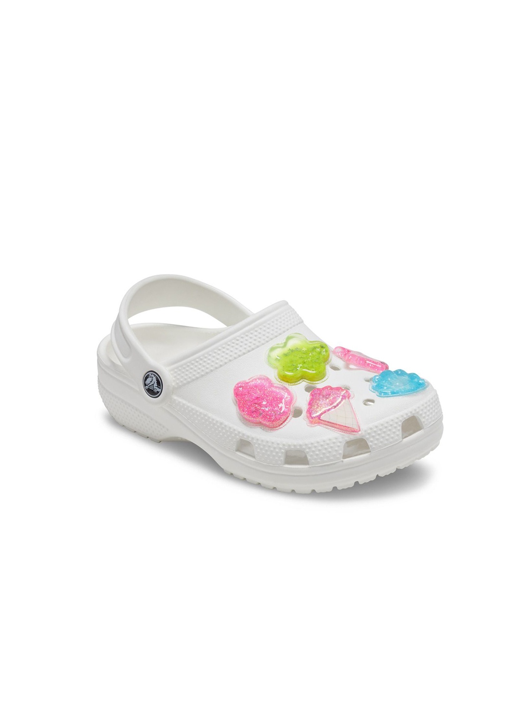 

Crocs Unisex 5Pcs Squish Glitter Jibbitz, Pink