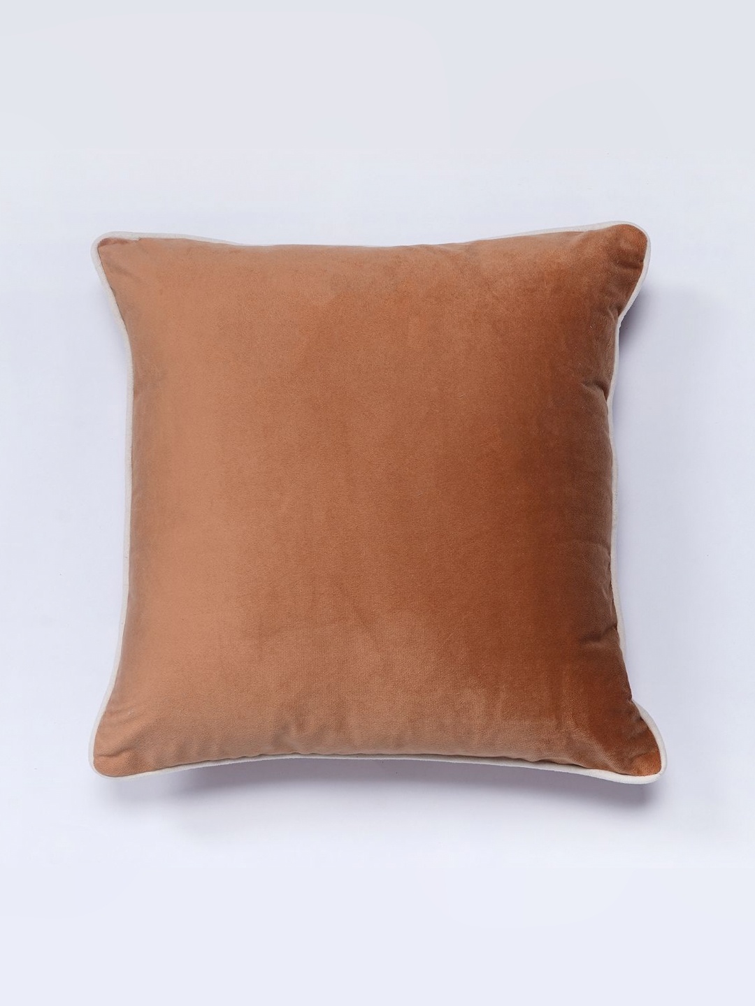 

Aura Peach-Coloured Velvet Square Cushion Covers