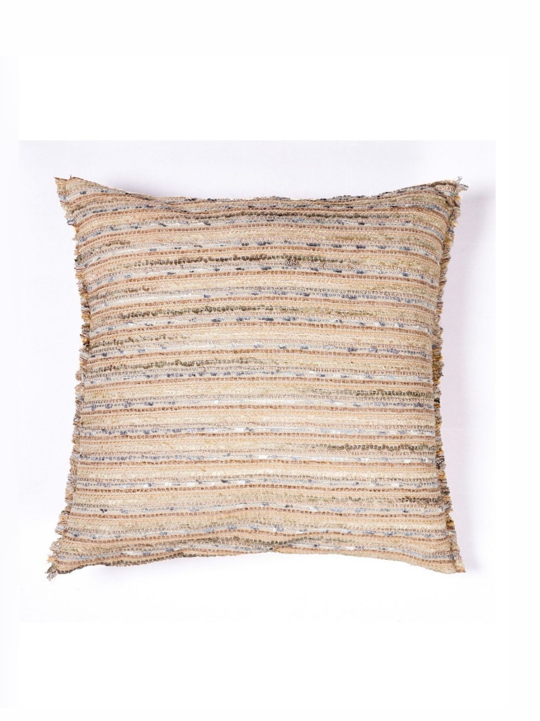 

ONSETHOMES Roadway Grey Self Design Textured Cushion Cover