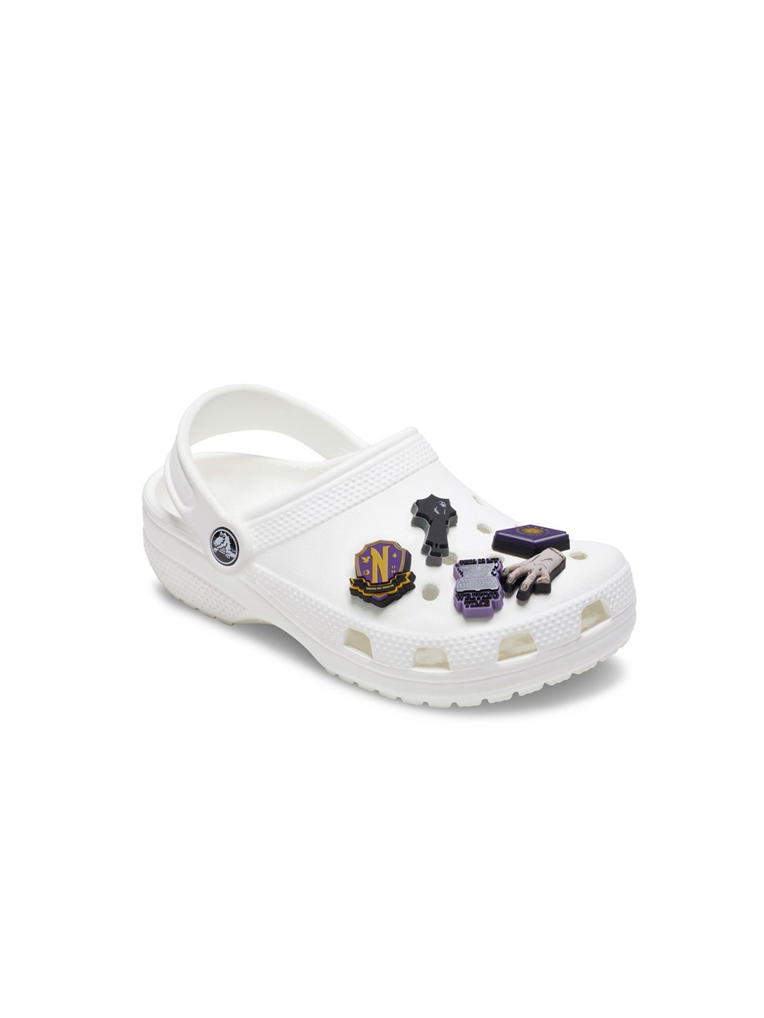 

Crocs Unisex Set Of 5 Addams Family Shoe Charms Jibbitz, Purple
