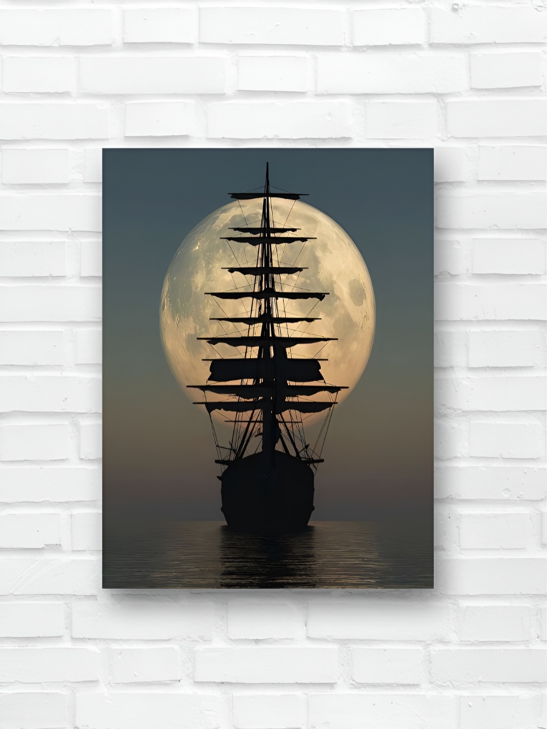 

Artsense White & Black Unframed Canvas Wall Art