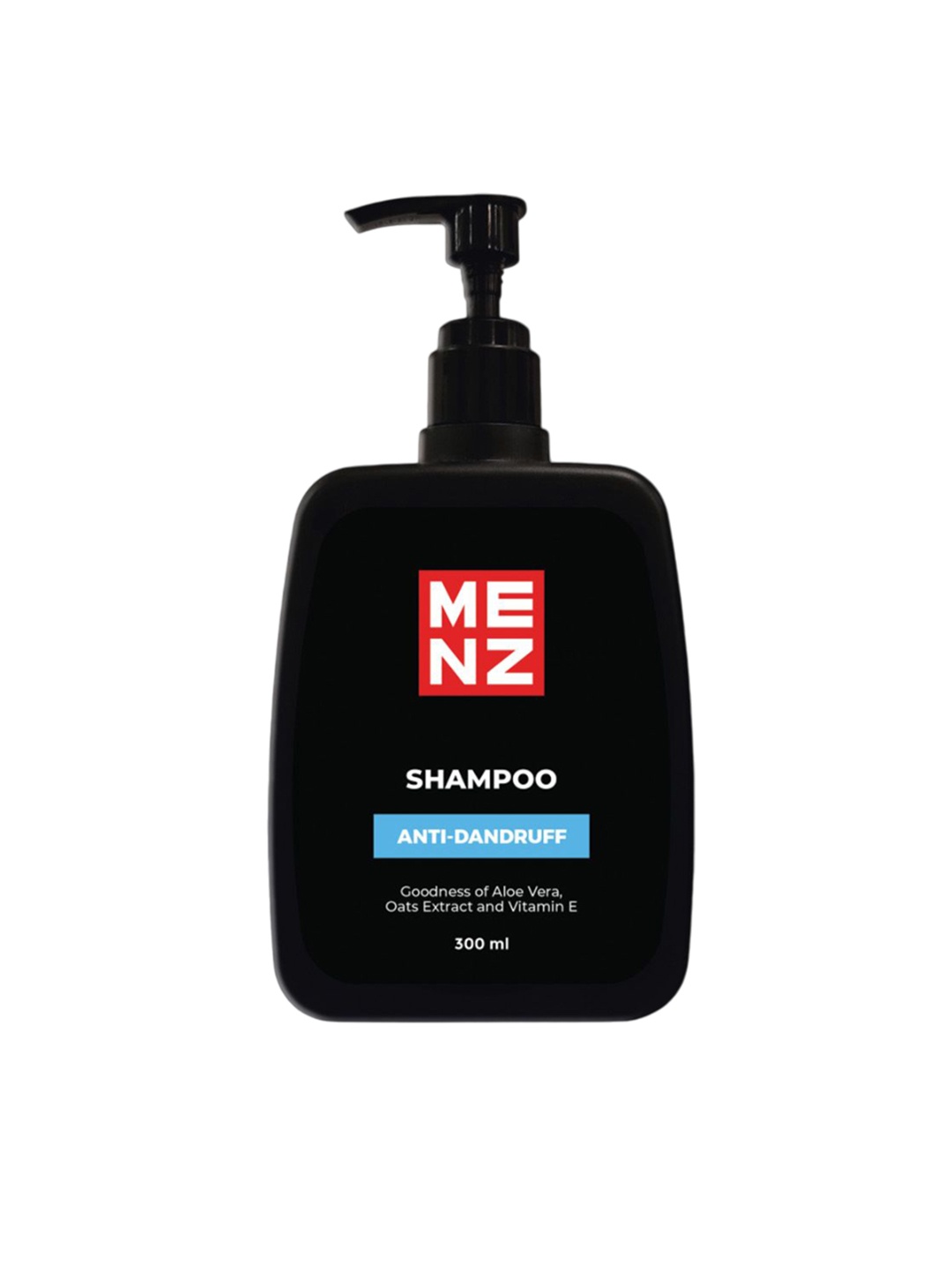 

MENZ Anti-Dandruff Shampoo With Aloevera & Vitamin E-300ml, Black