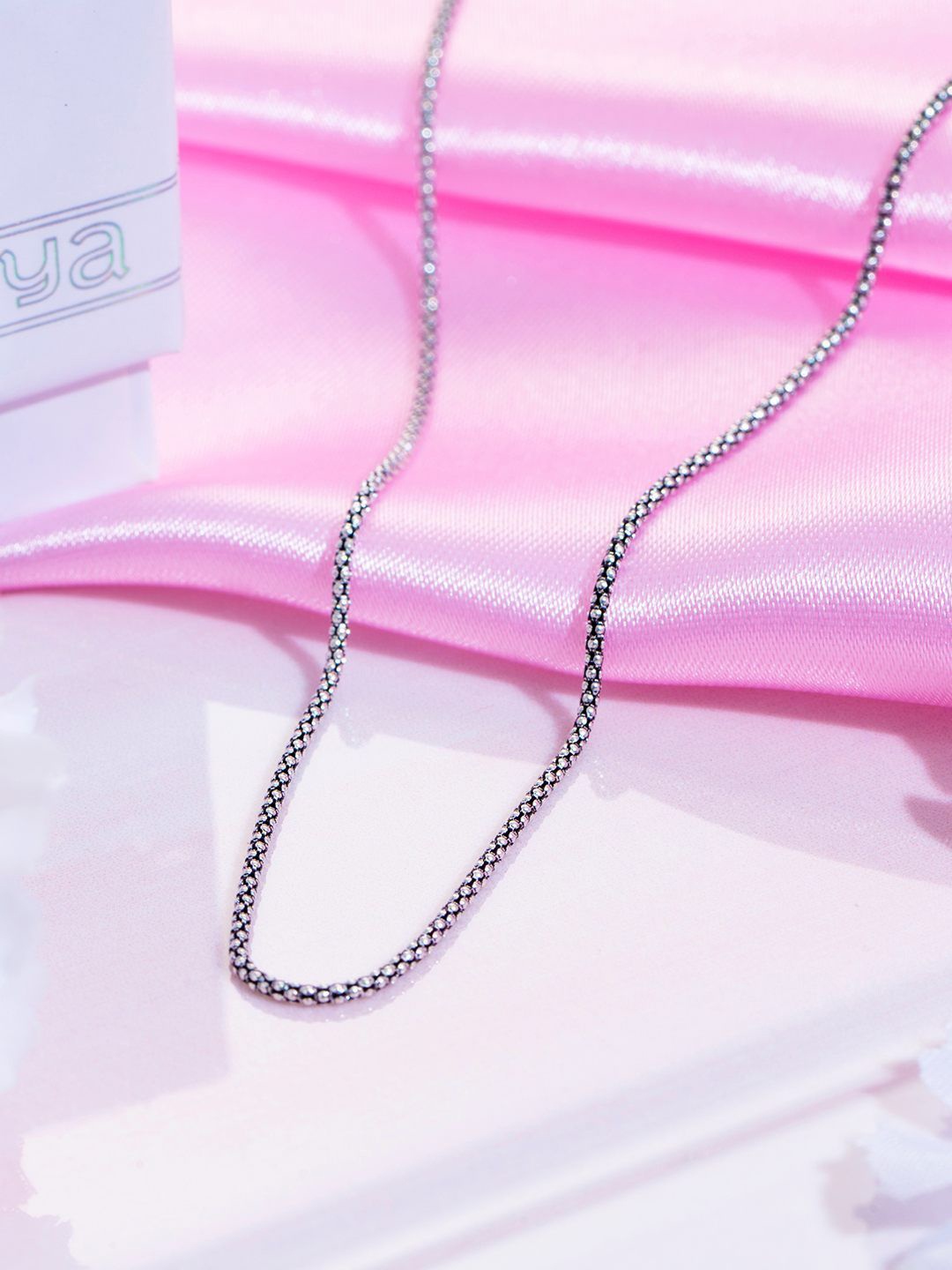 

Zavya 925 Sterling Silver Rhodium-Plated Chain