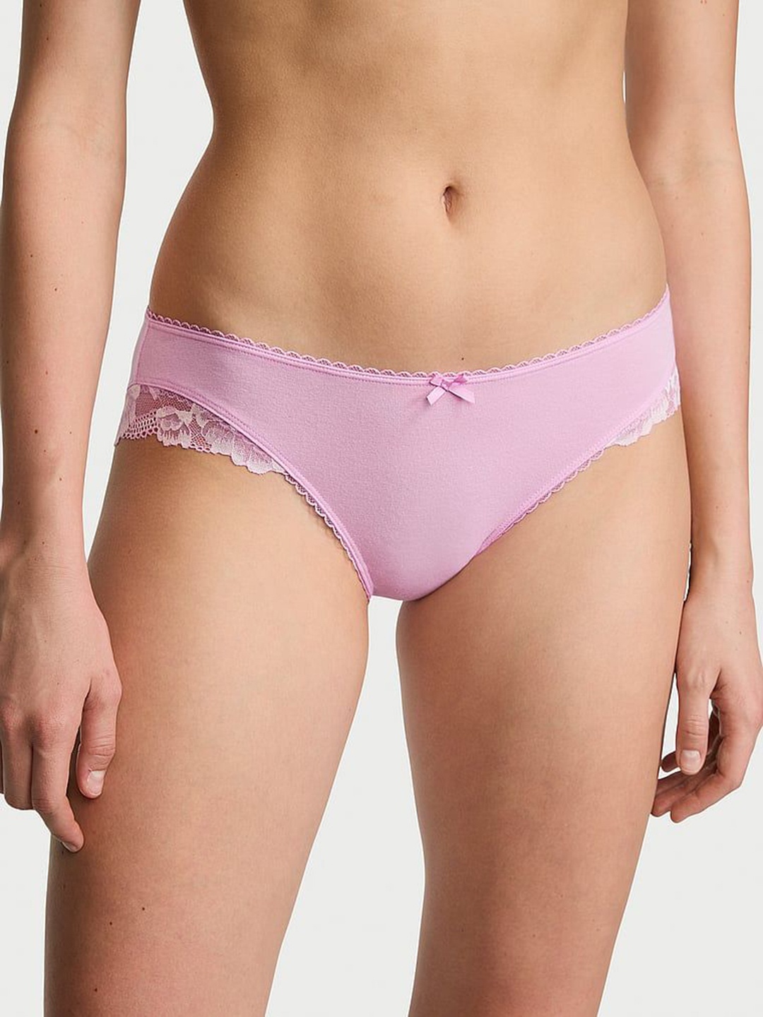 

Victoria's Secret Women Low Waist Seamless Bikini Briefs, Pink