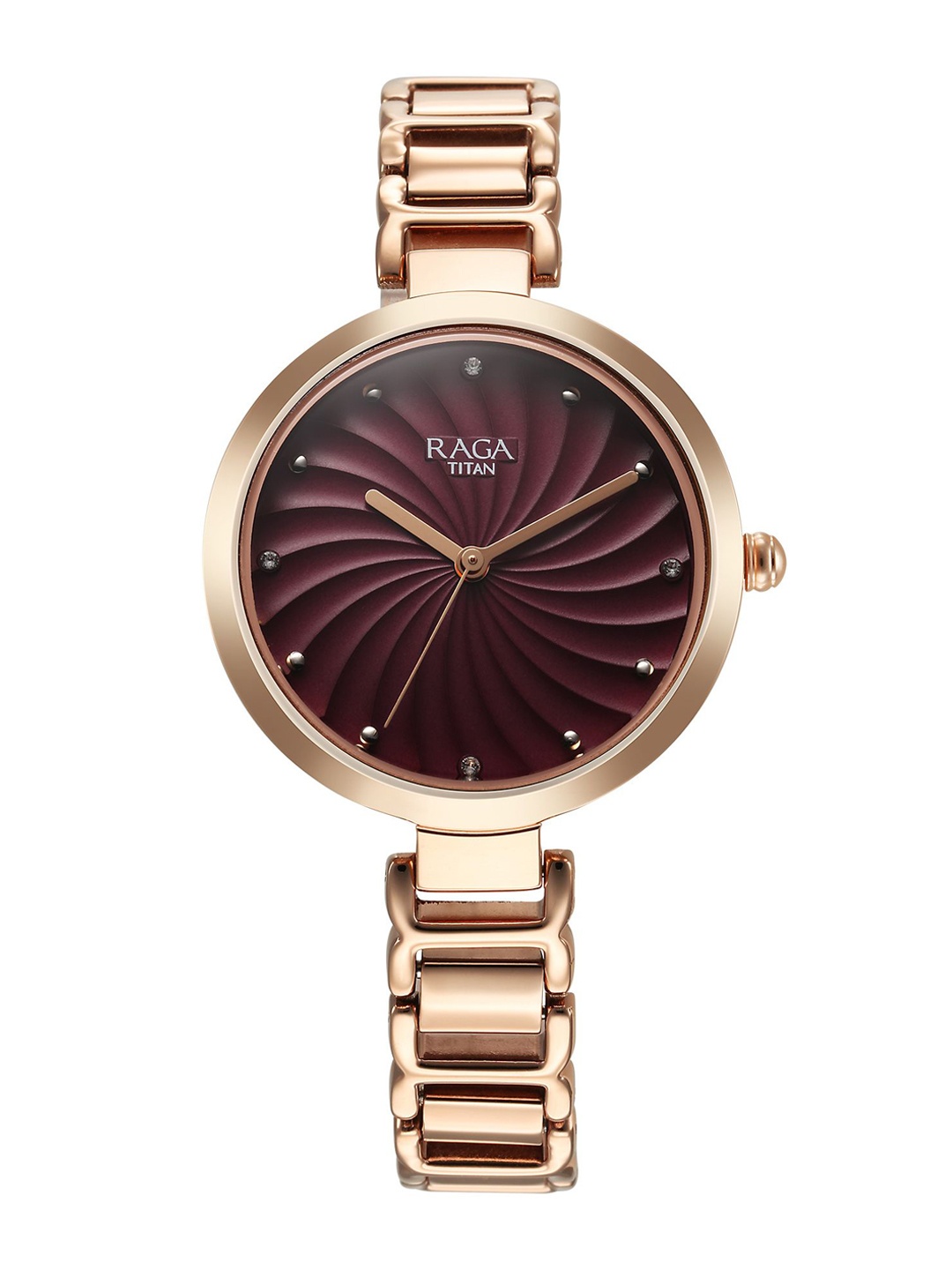 

Titan Raga Memoirs Women Wrap Around Straps Analogue Watch 2752WM01, Rose gold