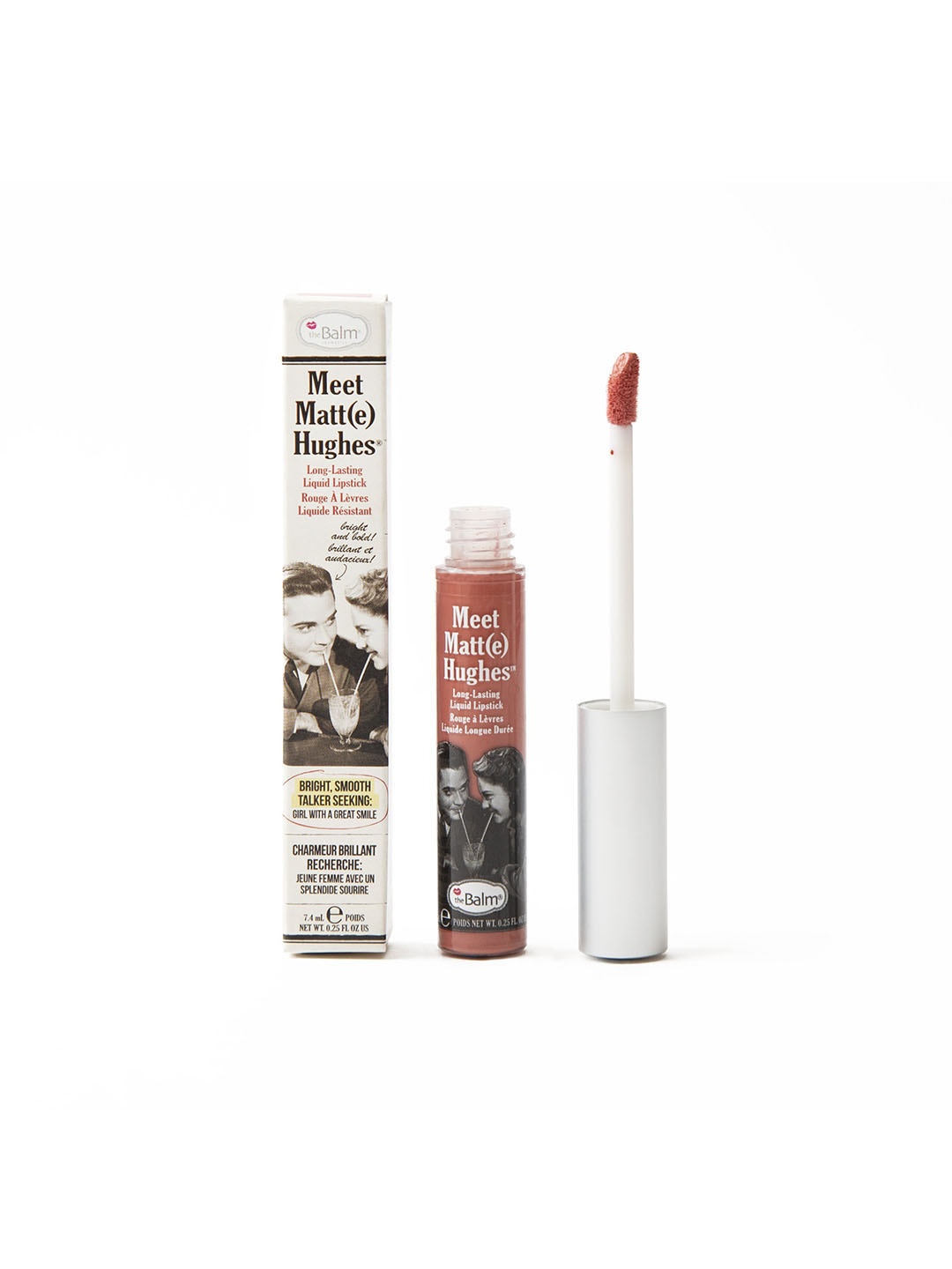

The Balm Meet Matte Hughes Long Lasting Liquid Lipstick 7.4 ml - Doting, Nude