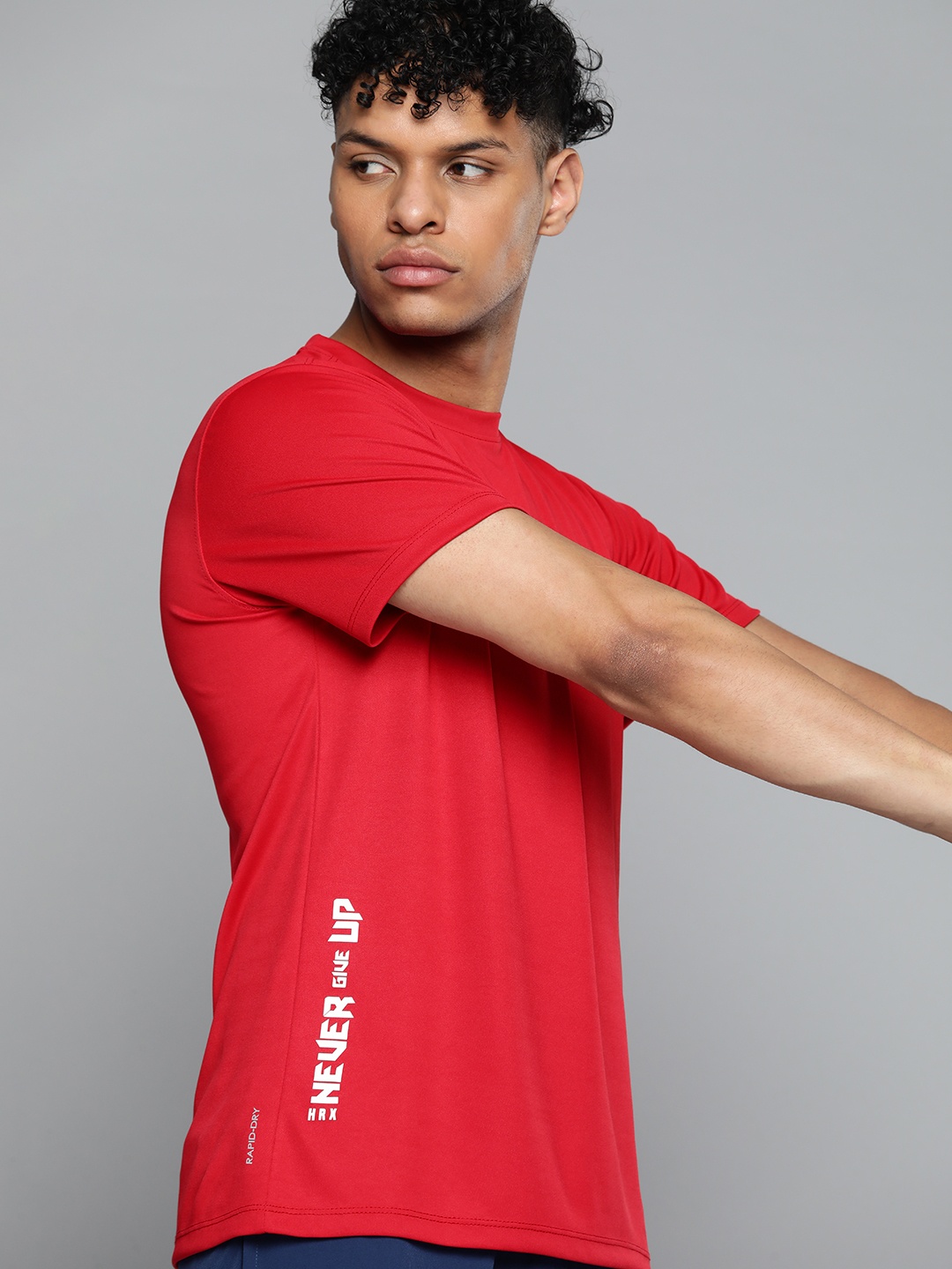 

HRX By Hrithik Roshan Training Men Rapid-Dry Training T-shirt, Red