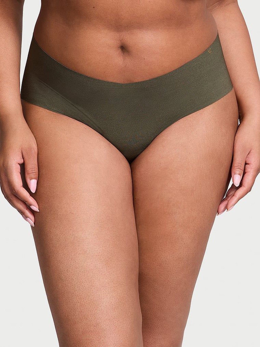 

Victoria's Secret Women Solid Low- Rise Seamless Bikini Briefs, Green