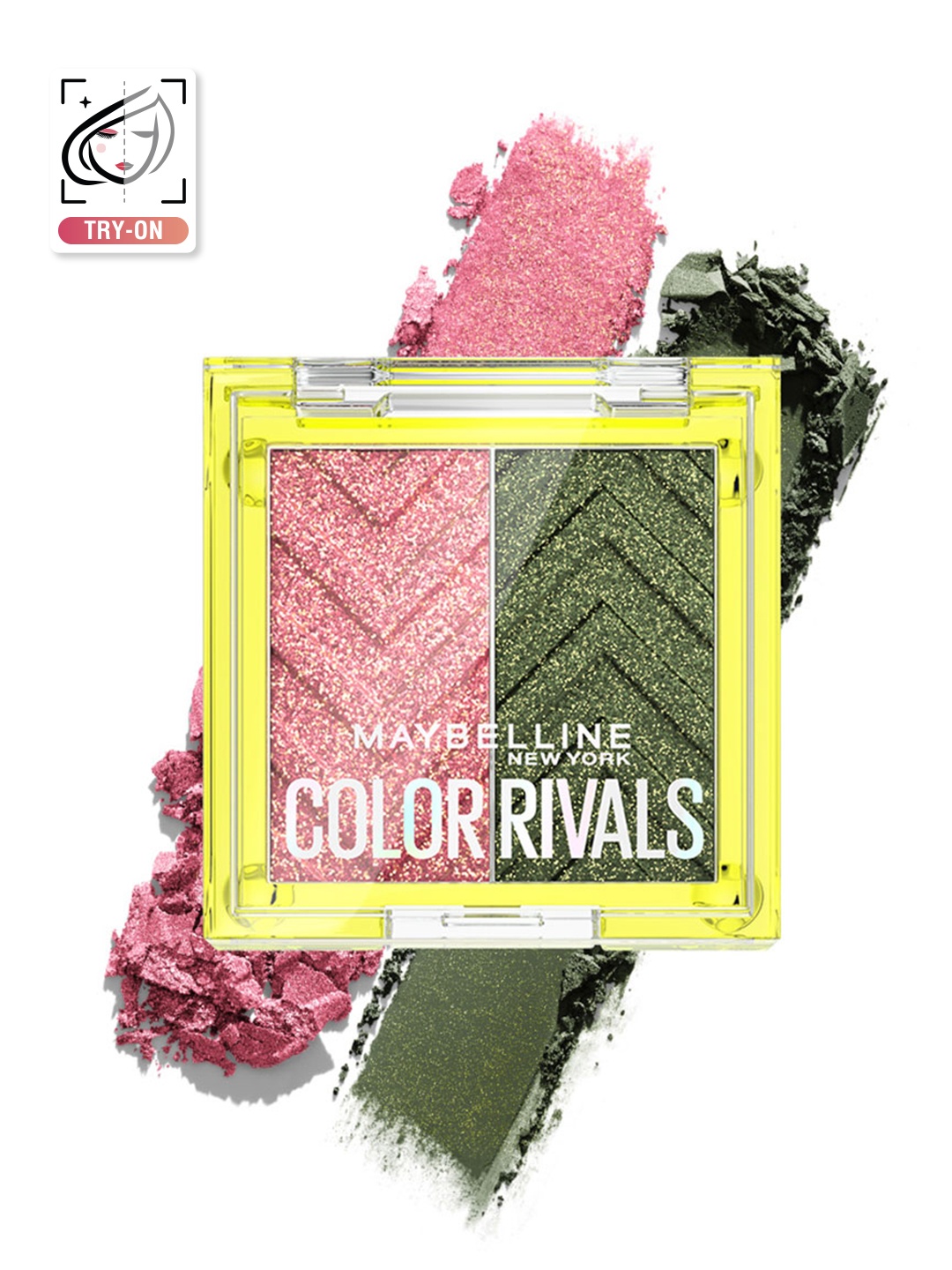 

Maybelline New York Color Rivals Shadow Longwear Duo Eyeshadow Palette - Urban x Wild, Green