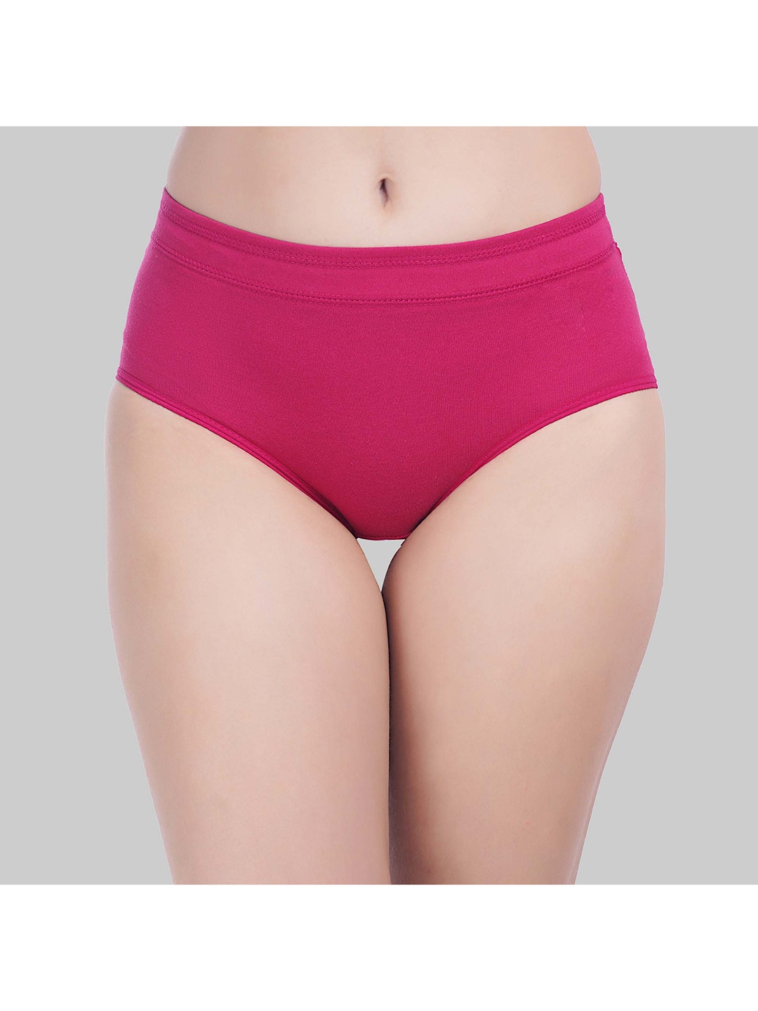 

YOU FOREVER Women Solid Pack Of 2 High-Rise Hipster Briefs, Pink