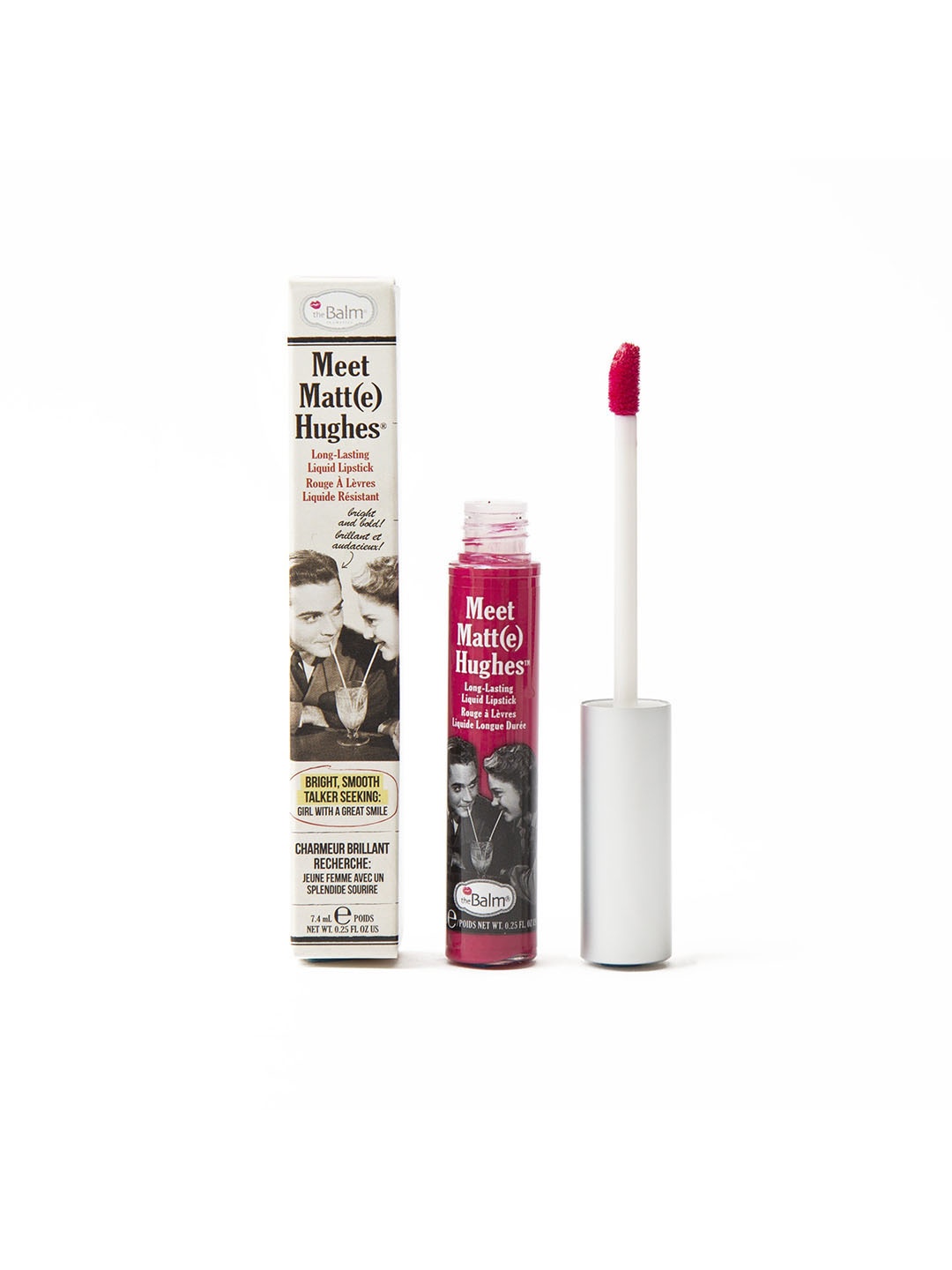 

The Balm Meet Matte Hughes Long Lasting Liquid Lipstick 7.4 ml - Sentimental, Pink