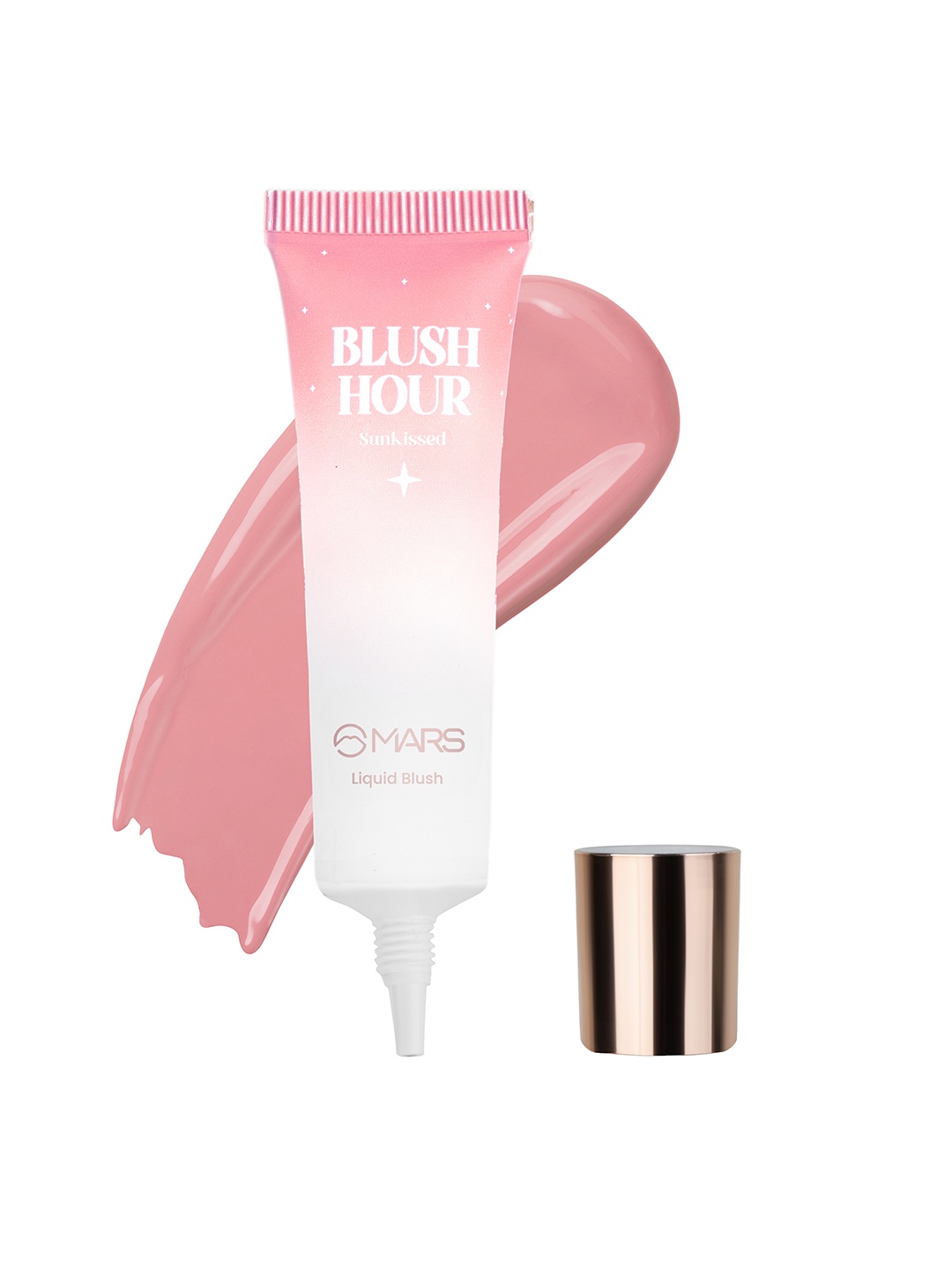 

MARS Blush Hour Dewy-Matte Finish Liquid Blush -12 ml-03-Sunkissed, Pink