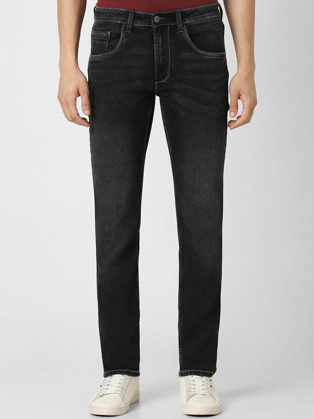 

VAN HEUSEN DENIM LABS Men Slim Fit Light Fade Jeans, Grey
