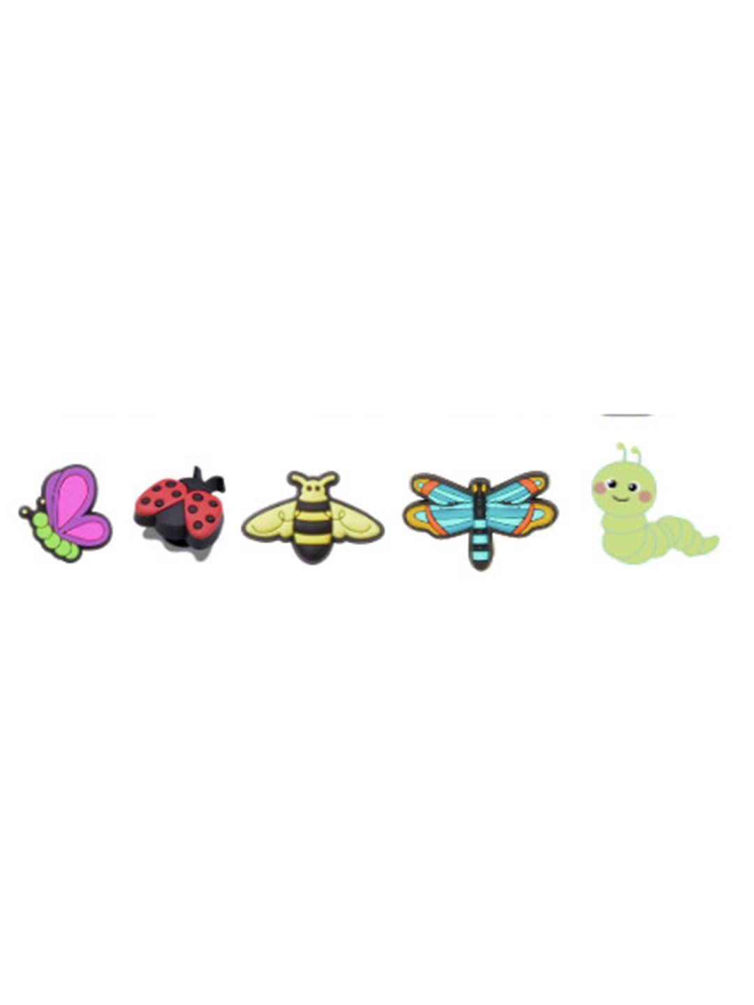

Crocs Kids Set Of 5 Cutesy Bug Jibbitz, Yellow