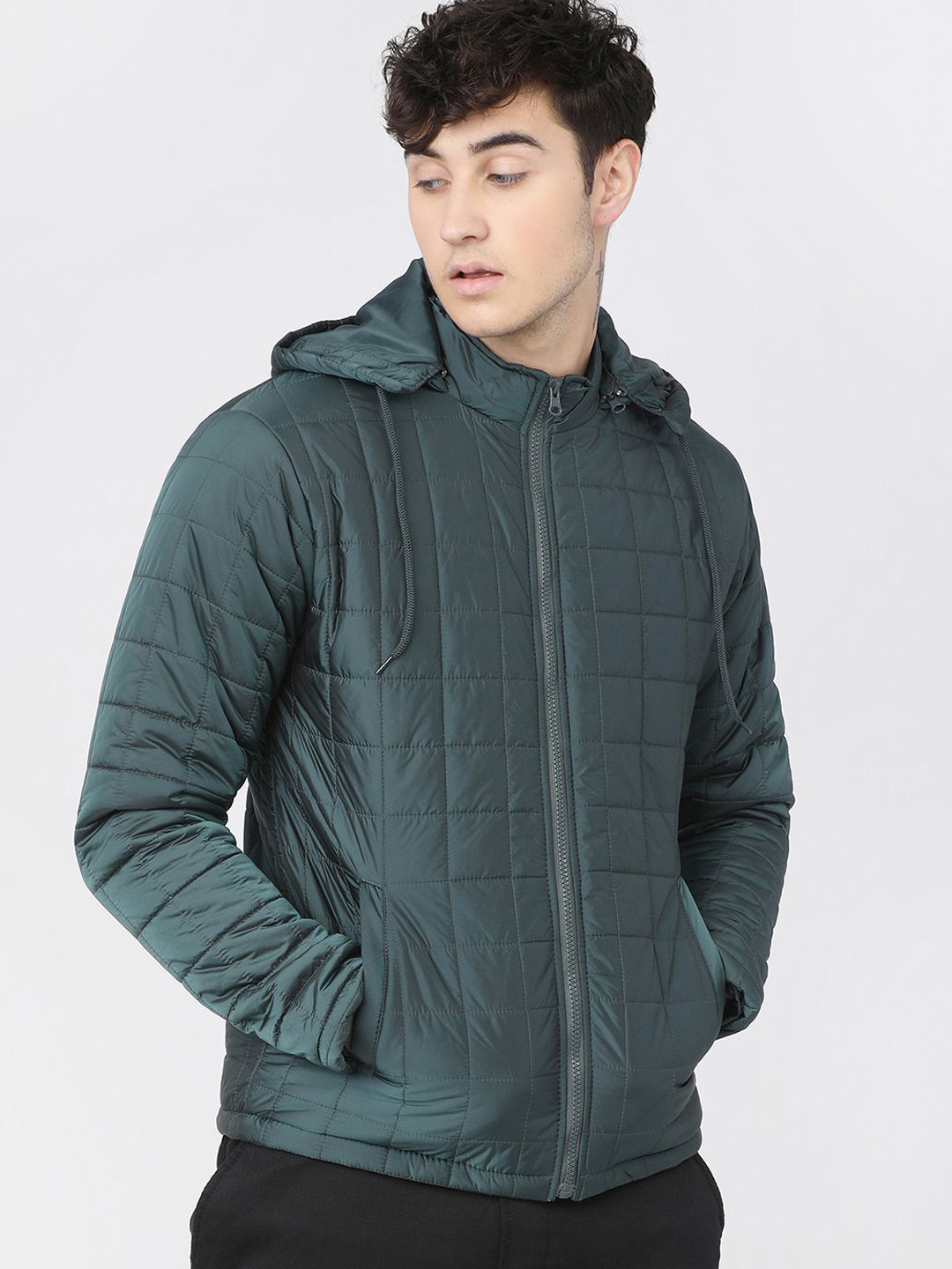 

HIGHLANDER Men Padded Jacket, Green