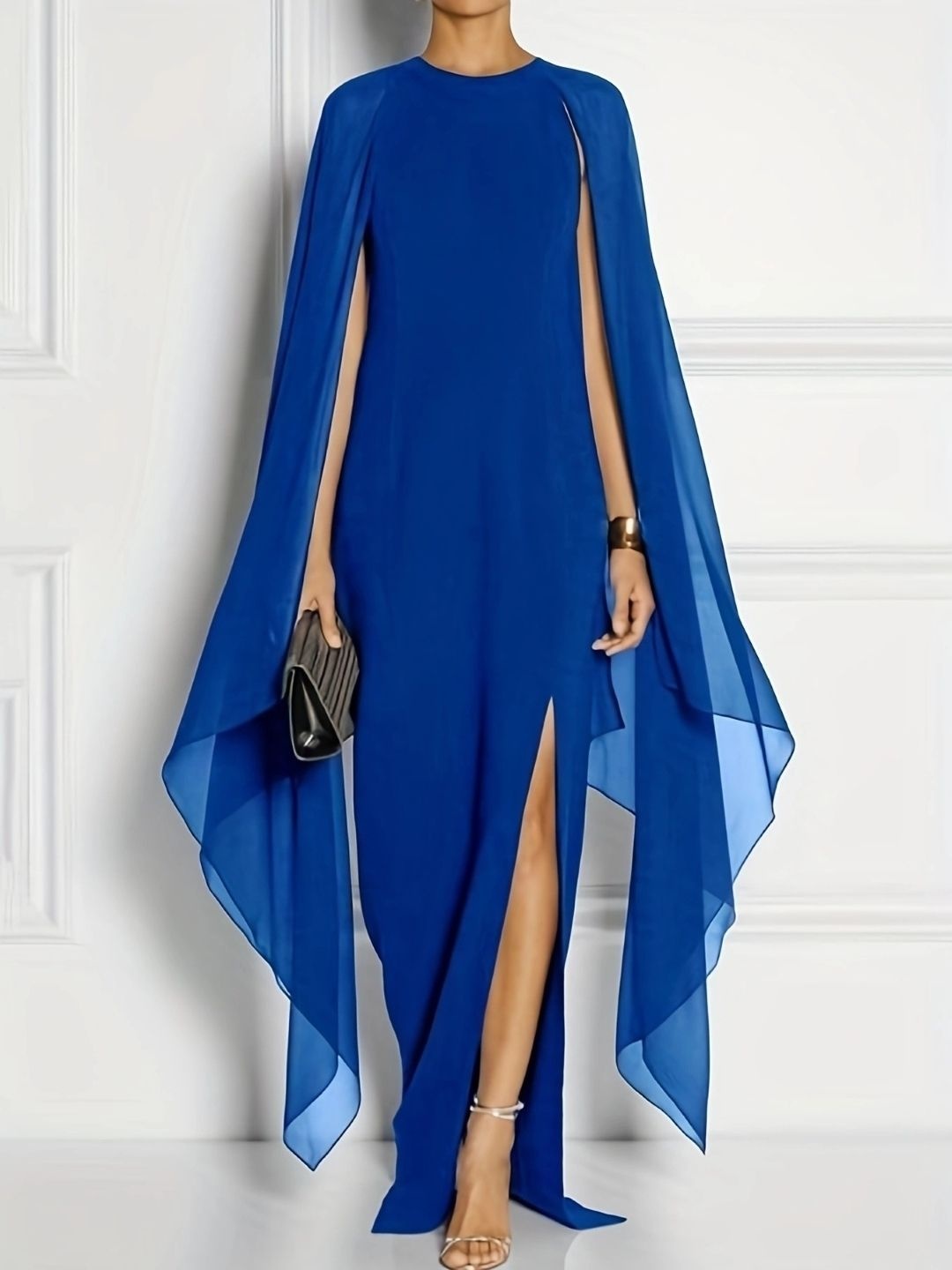 

KPOP Women Bodycon Maxi Dress, Blue