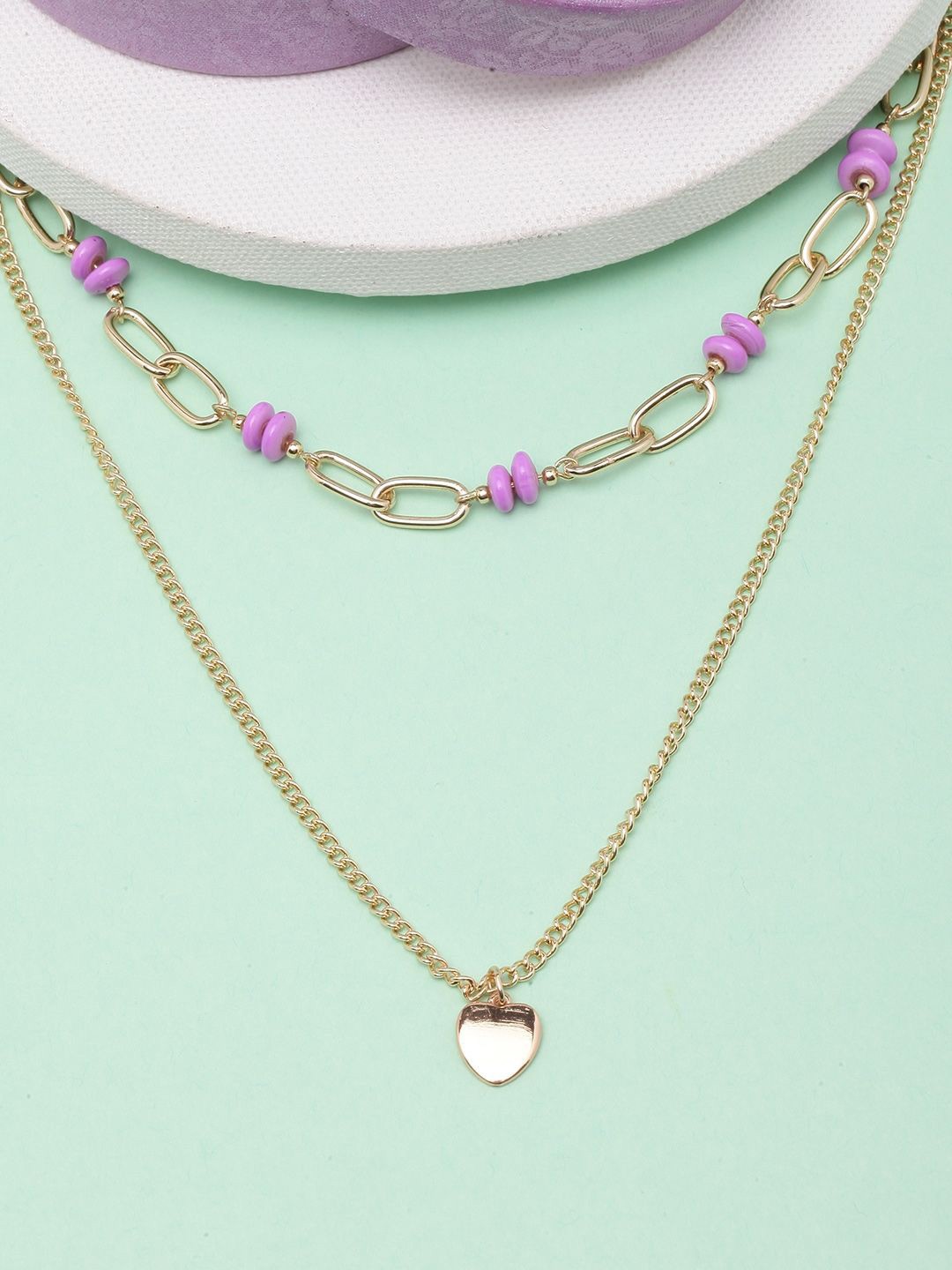 

KPOP Brass Gold-Plated Handcrafted Necklace