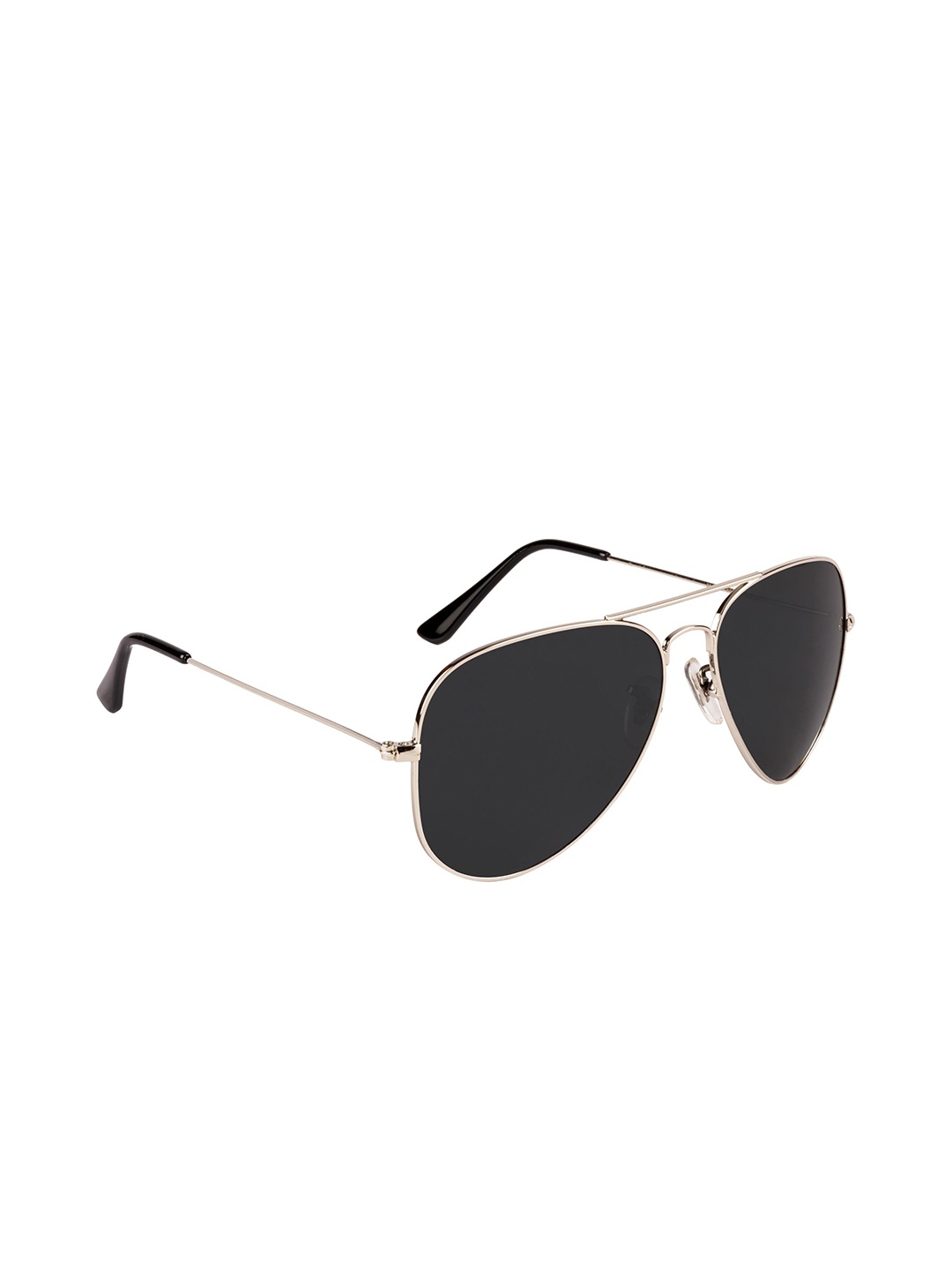 

The Roadster Lifestyle Co UV Protected Aviator Sunglasses ES_97014-5-RS-3026-BLK-SVR-AV, Black