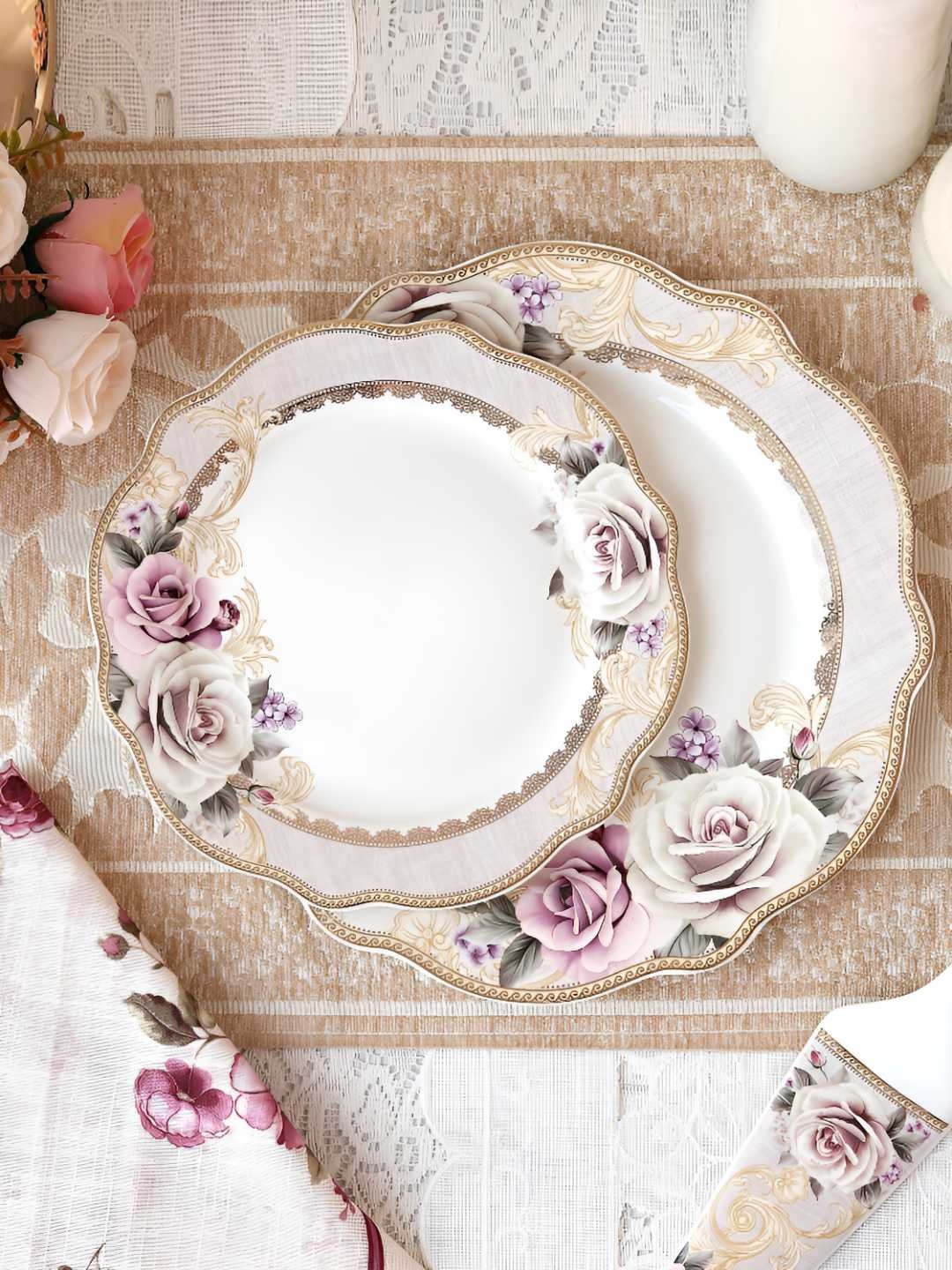 

vigneto White 2024 8 Pieces Porcelain Plates