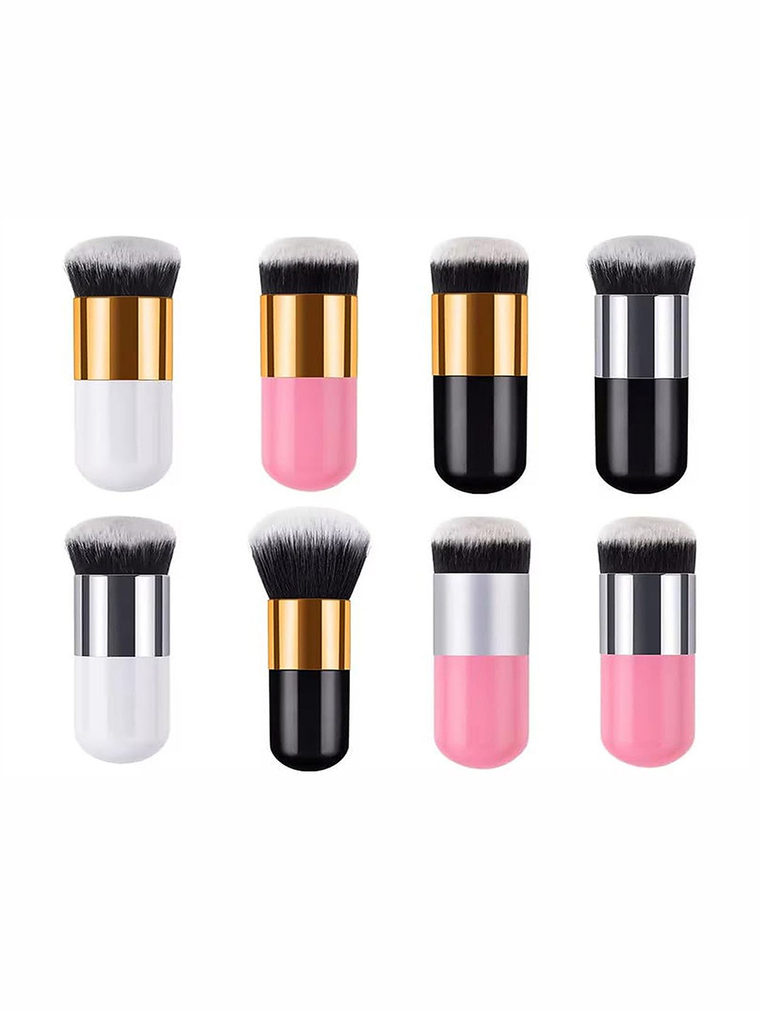 

Rsentera 8-Pcs Synthetic Face & Eye Foundation Makeup Brush Set, Blue