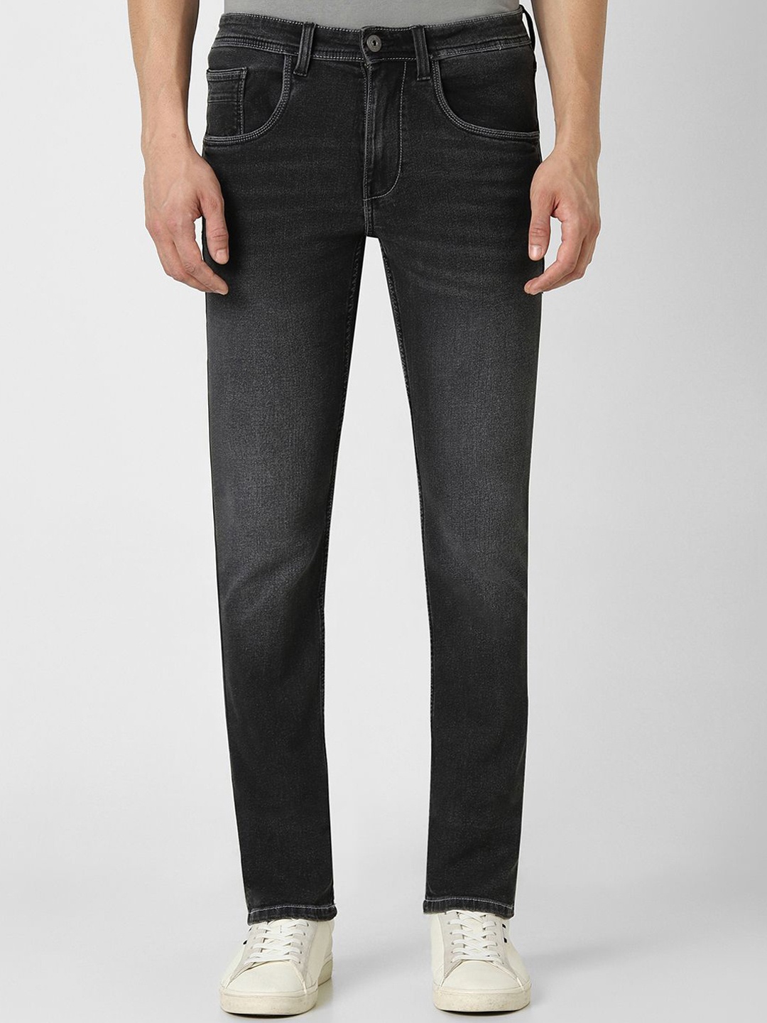 

VAN HEUSEN DENIM LABS Men Slim Fit Light Fade Jeans, Grey