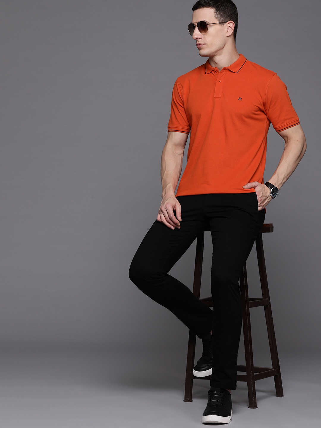 

Raymond Pure Cotton Polo Collar T-shirt, Red