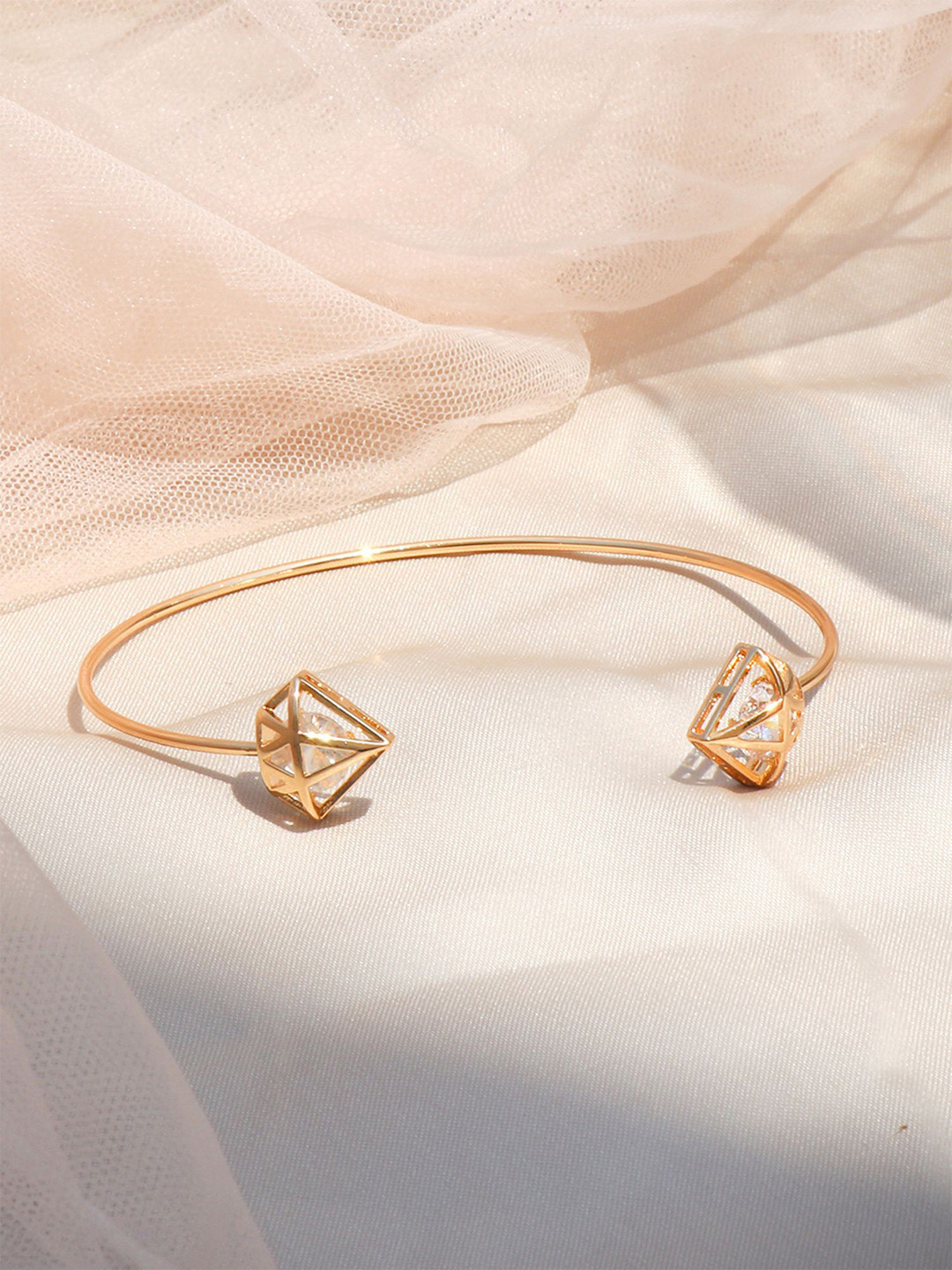 

JOKER & WITCH Set Of 2 Zamzi Cuff Bracelet, Rose gold