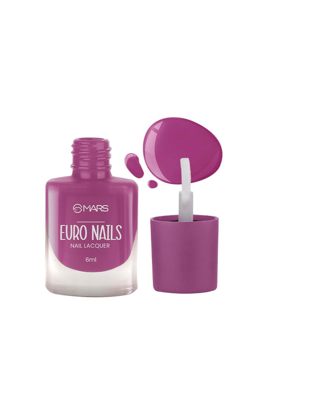 

MARS Euro Nails Glossy Finish Gel Nail Lacquer - 6ml - Shade 20, Purple