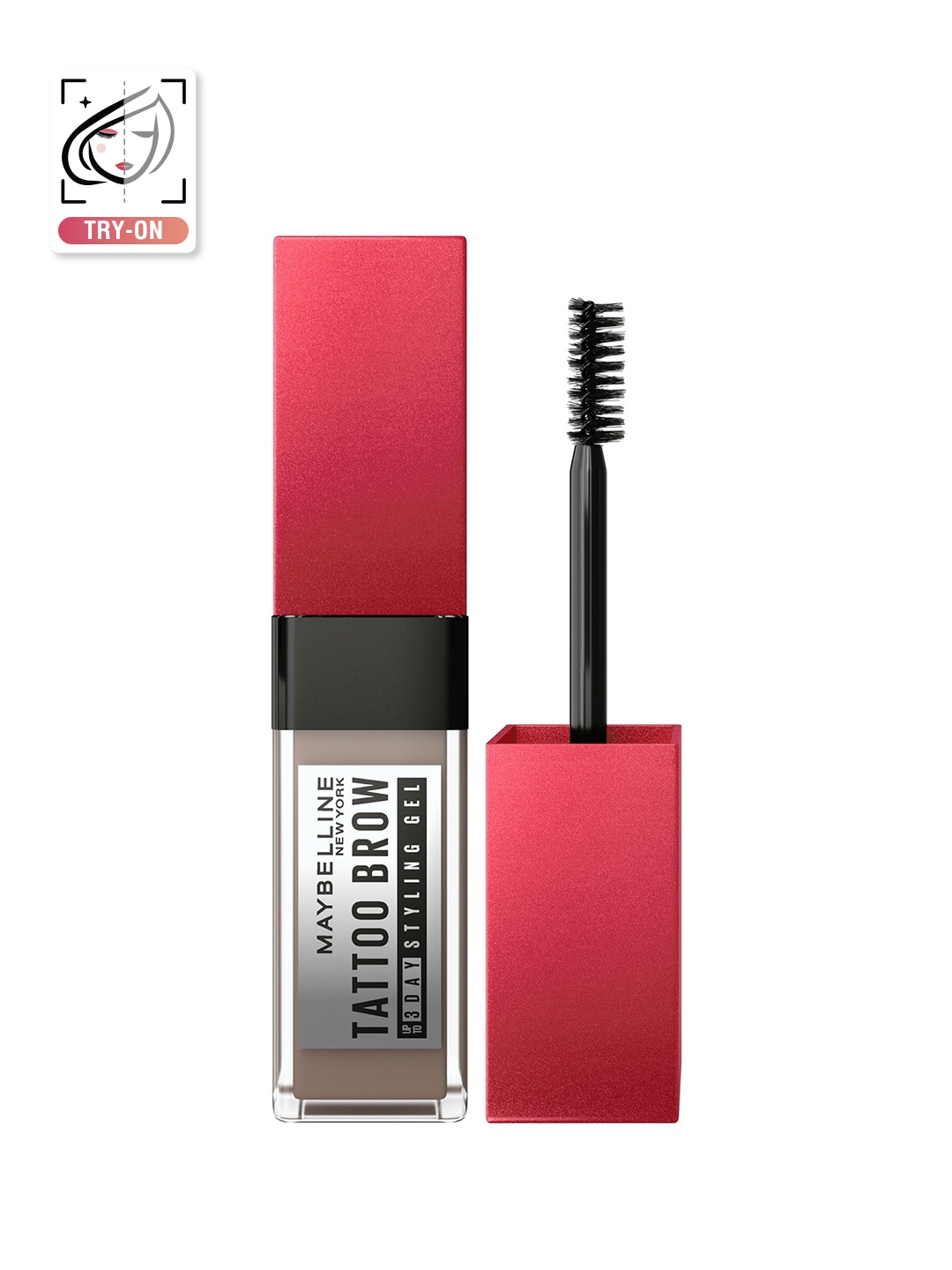 

Maybelline New York Tattoo Brow 3-Day Smudge Proof Styling Brow Gel 6ml - Grey Brown