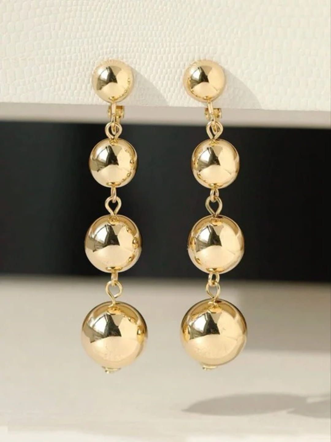 

DIATOMS Circular Drop Earrings, Gold