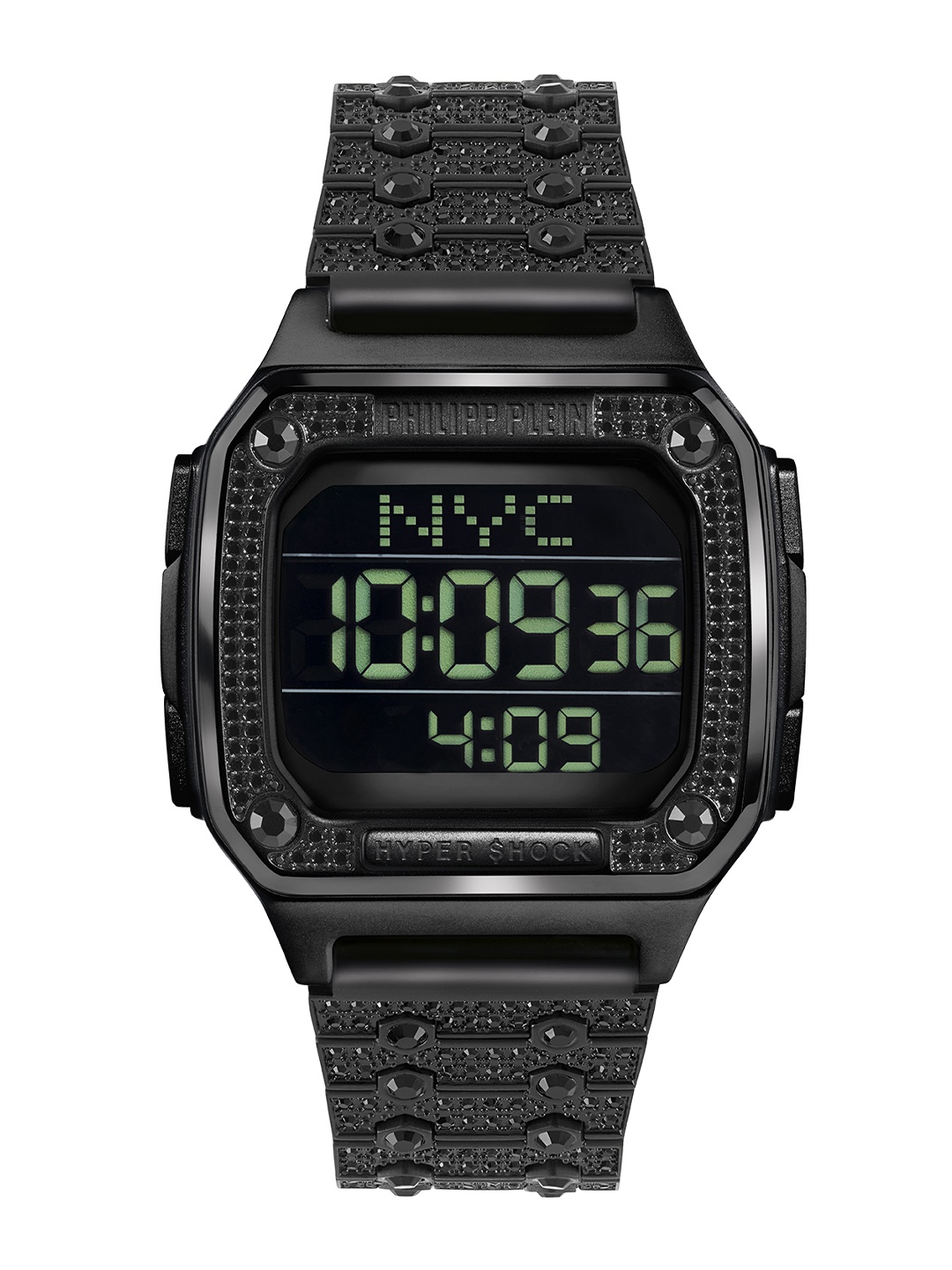 

PHILIPP PLEIN Women Dial & Straps Digital Watch PWHAA1421, Black
