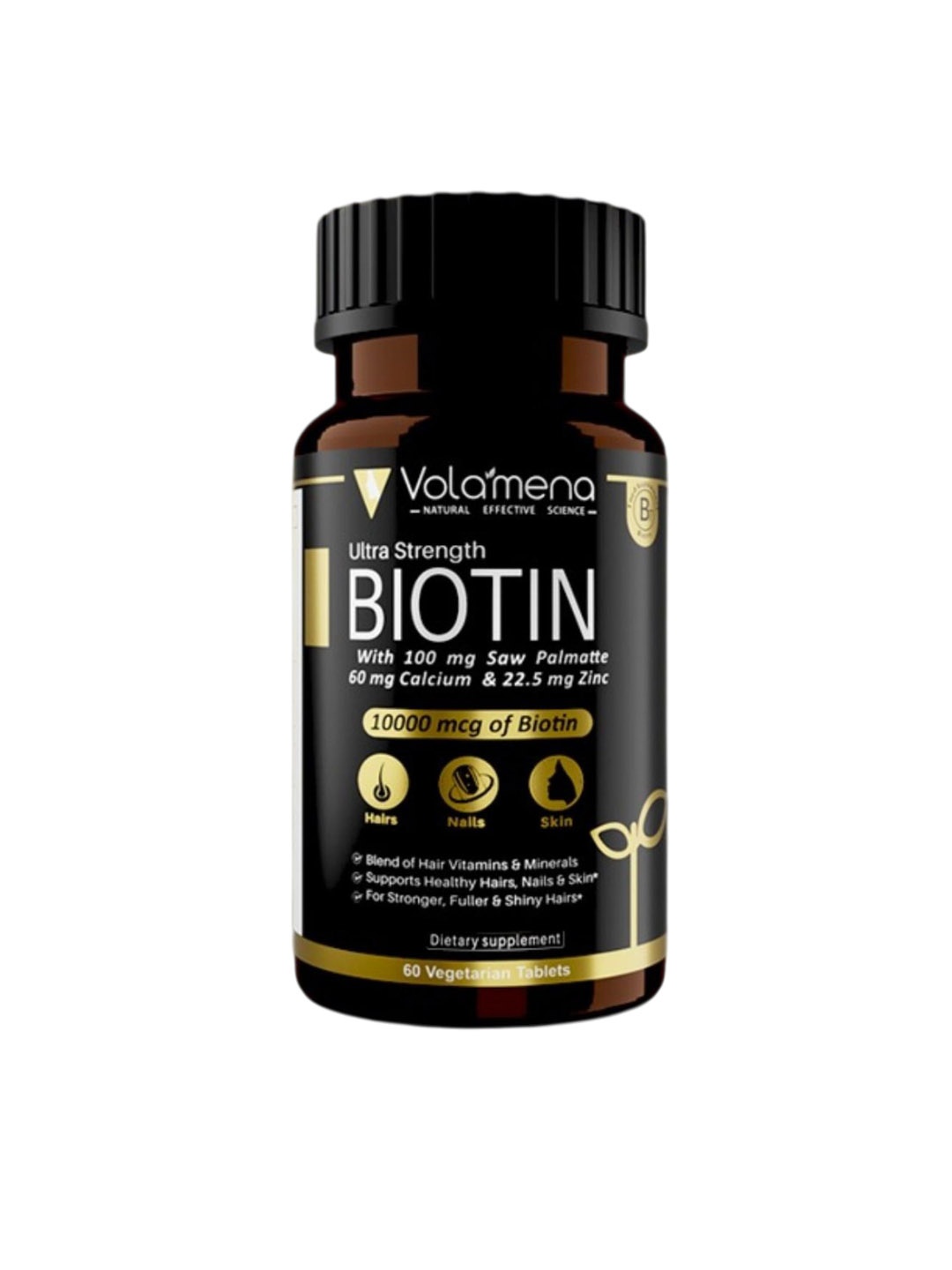 

Volamena Ultra Strength Biotin Tablets - 60 N, Red